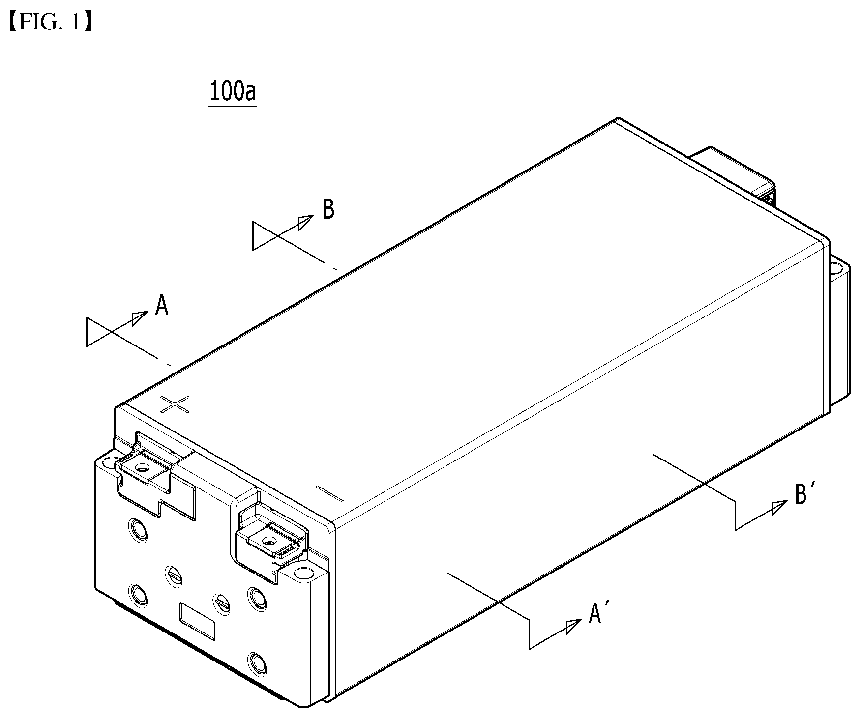 Patent US12327850 — Battery module and battery pack including the same — Figure 1