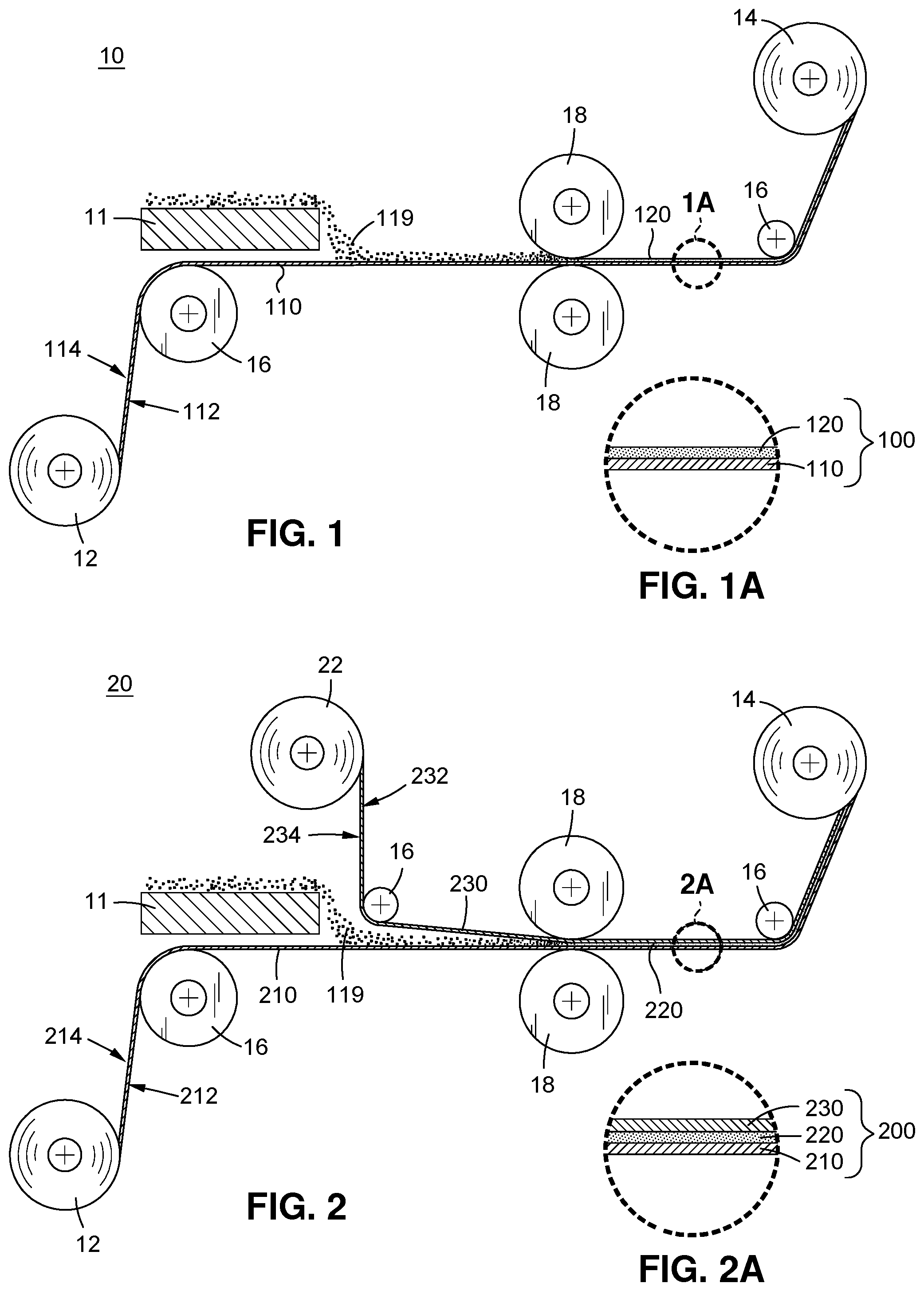 Patent US12327856 — Dry electrode manufacture for solid state energy storage devices — Figure 1