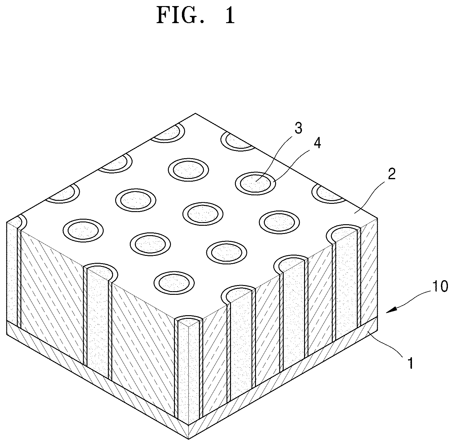 Patent US12327866 Figure 1 – Electrode structure, positive electrode and electrochemical device including the same, and method of preparing the electrode structure