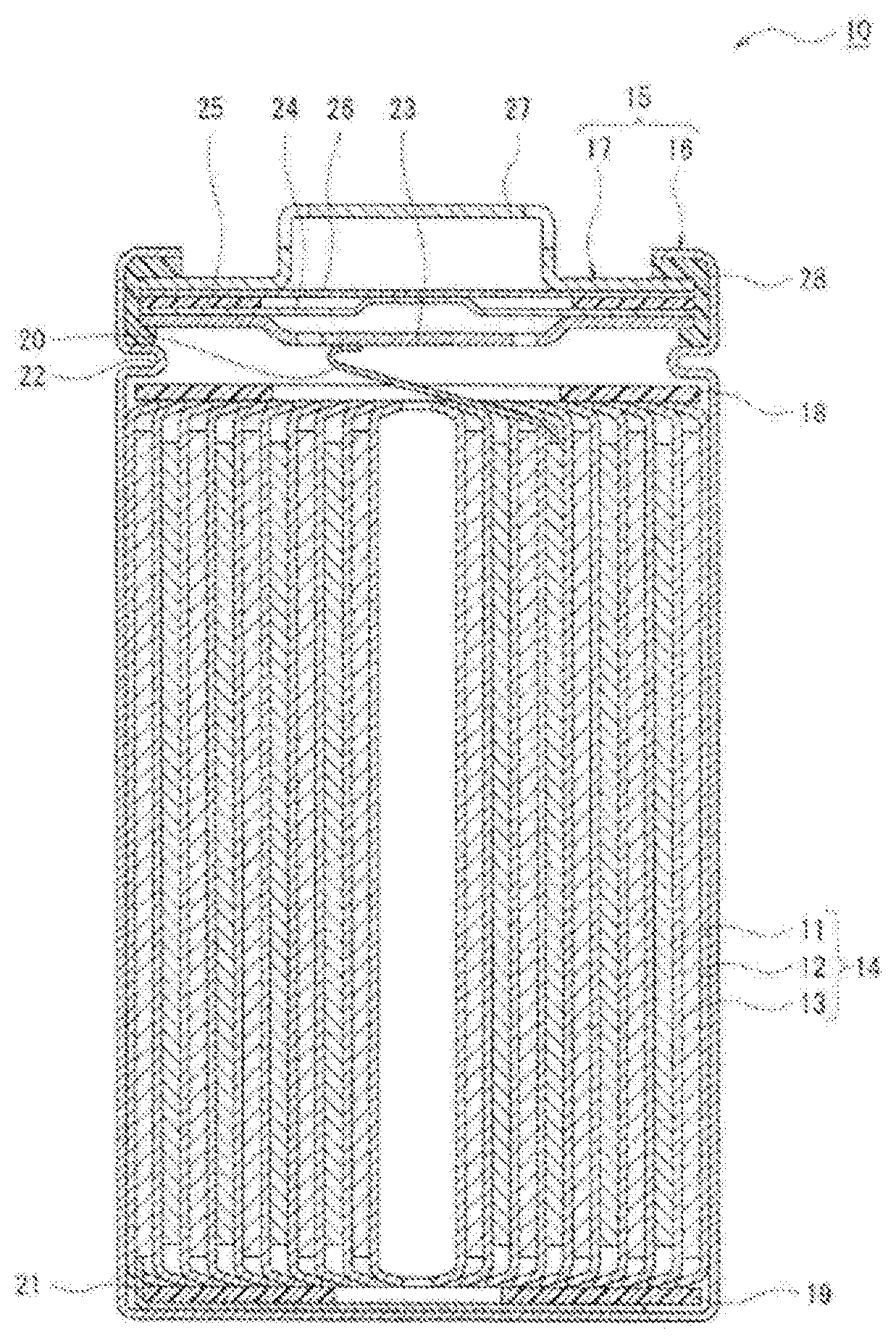 Patent US12327868 — Positive electrode active material for secondary battery, and secondary battery — Figure 1