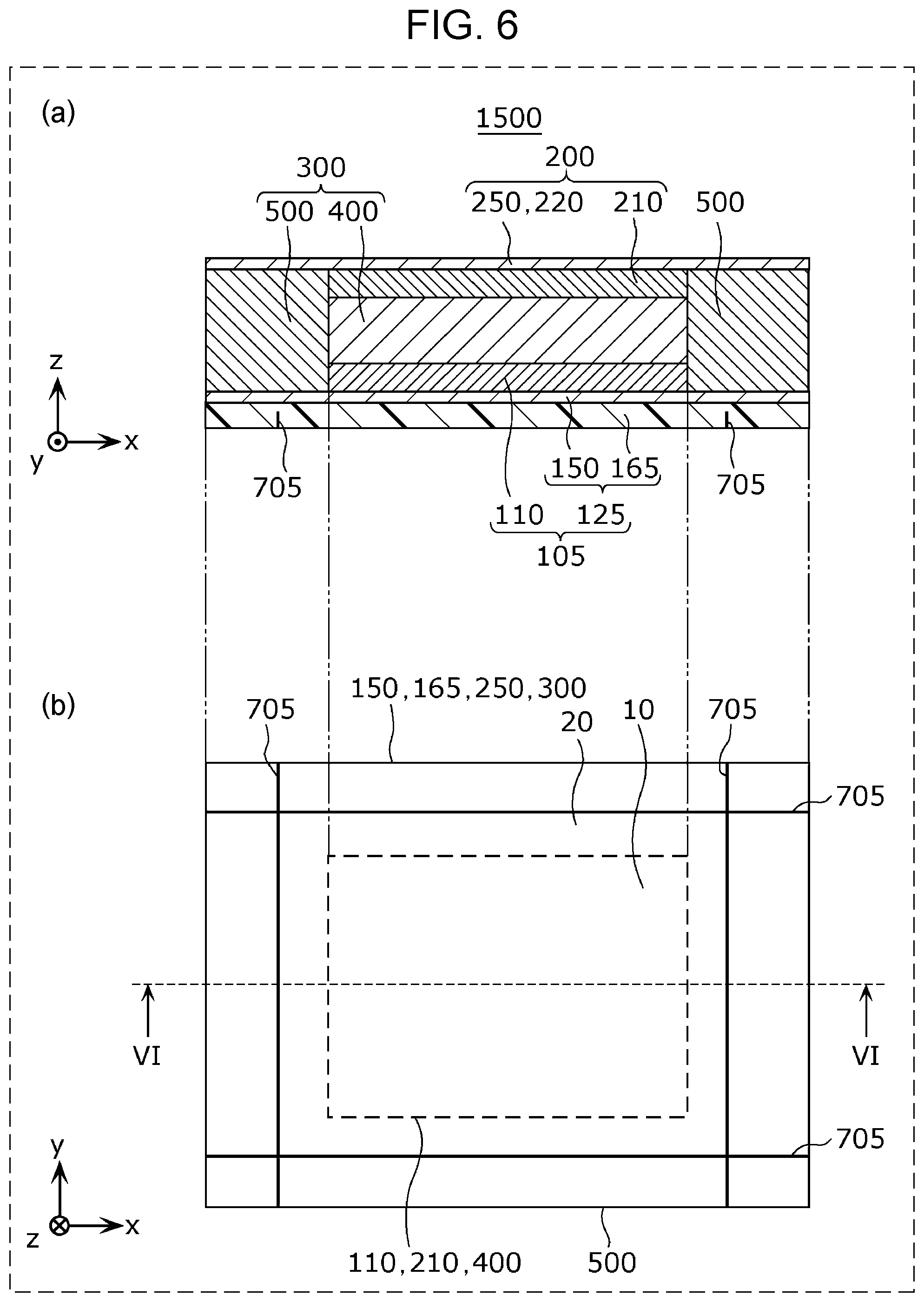 Patent US12327872 Figure 6 – All-solid battery including line-shaped structural defect in solid electrolyte layer or current collector