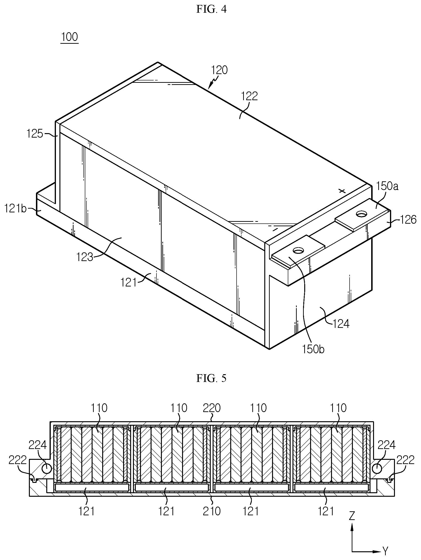 Patent US12327875 Figure 3 – Battery pack having integrated mechanical and electrical fixing structure of battery modules