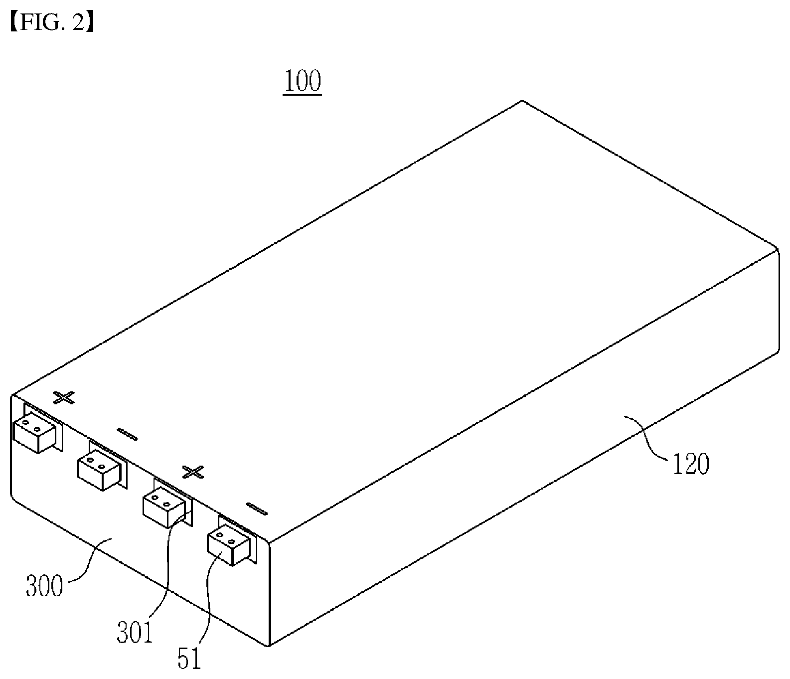 Patent US12327878 Figure 2 – Battery module