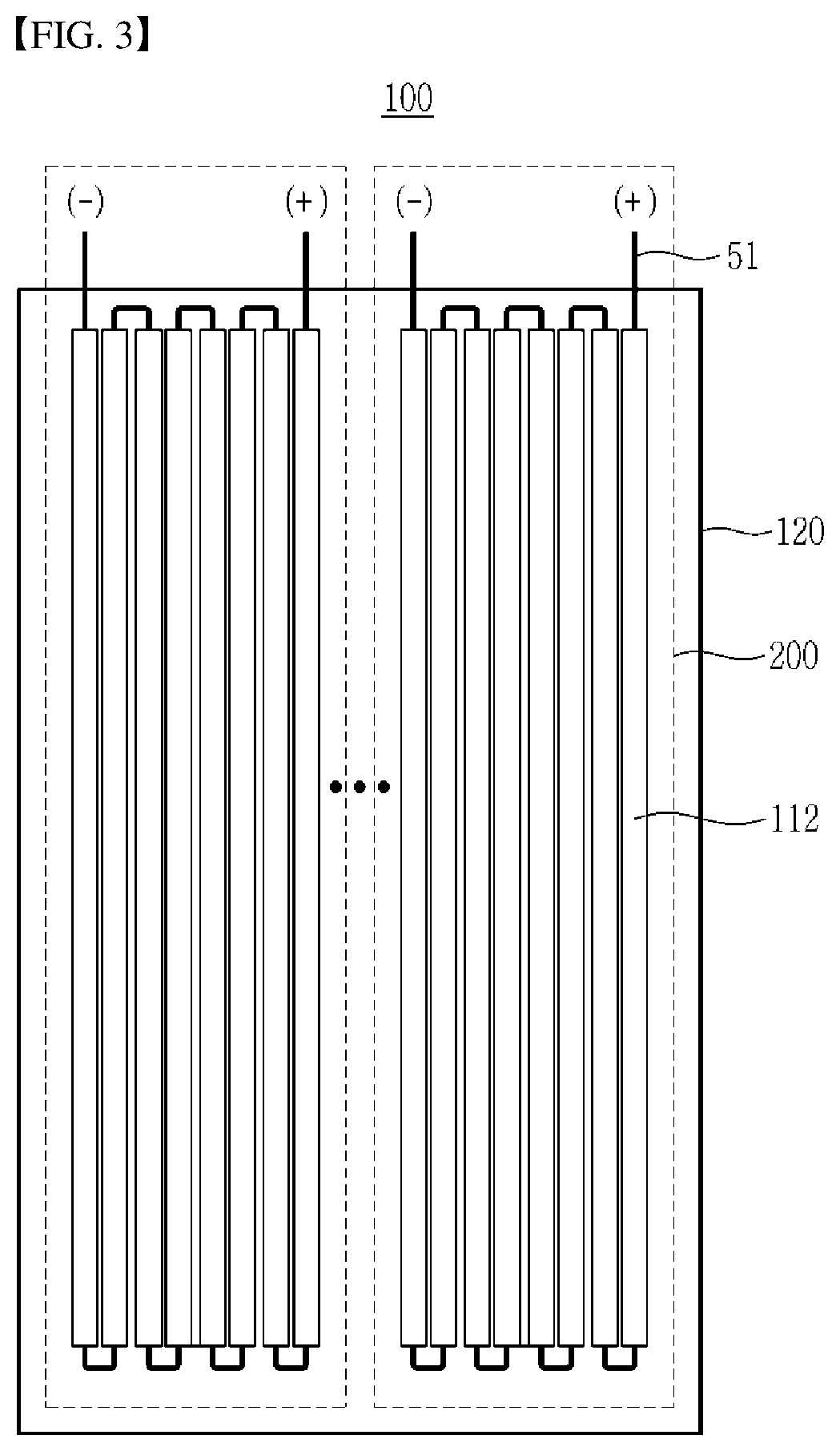 Patent US12327878 Figure 3 – Battery module