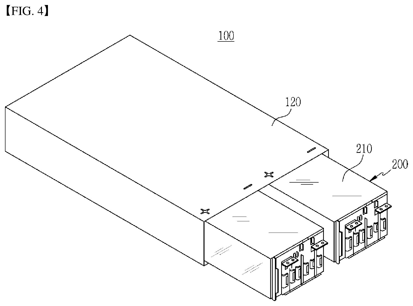 Patent US12327878 Figure 4 – Battery module