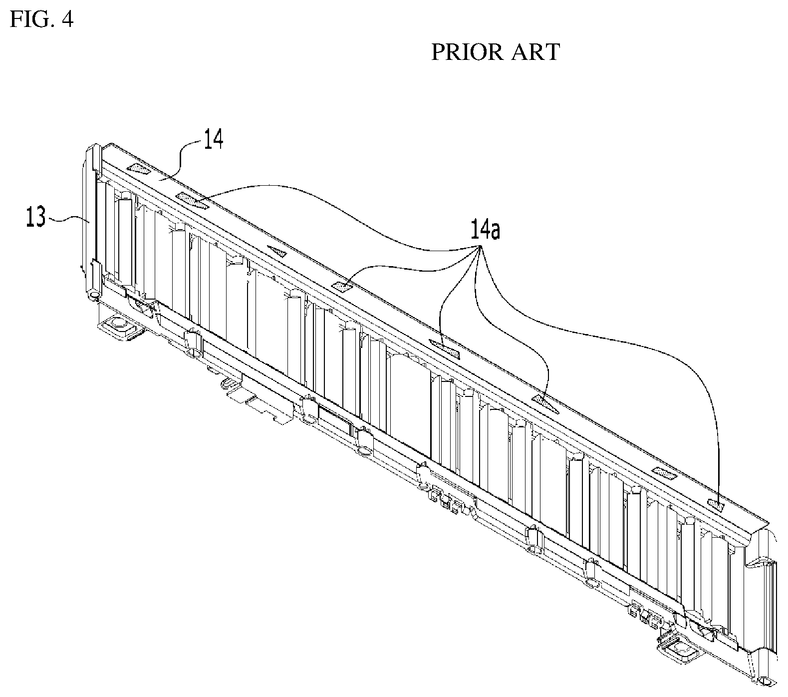 Patent US12327882 Figure 4 – Battery module and battery pack including the same