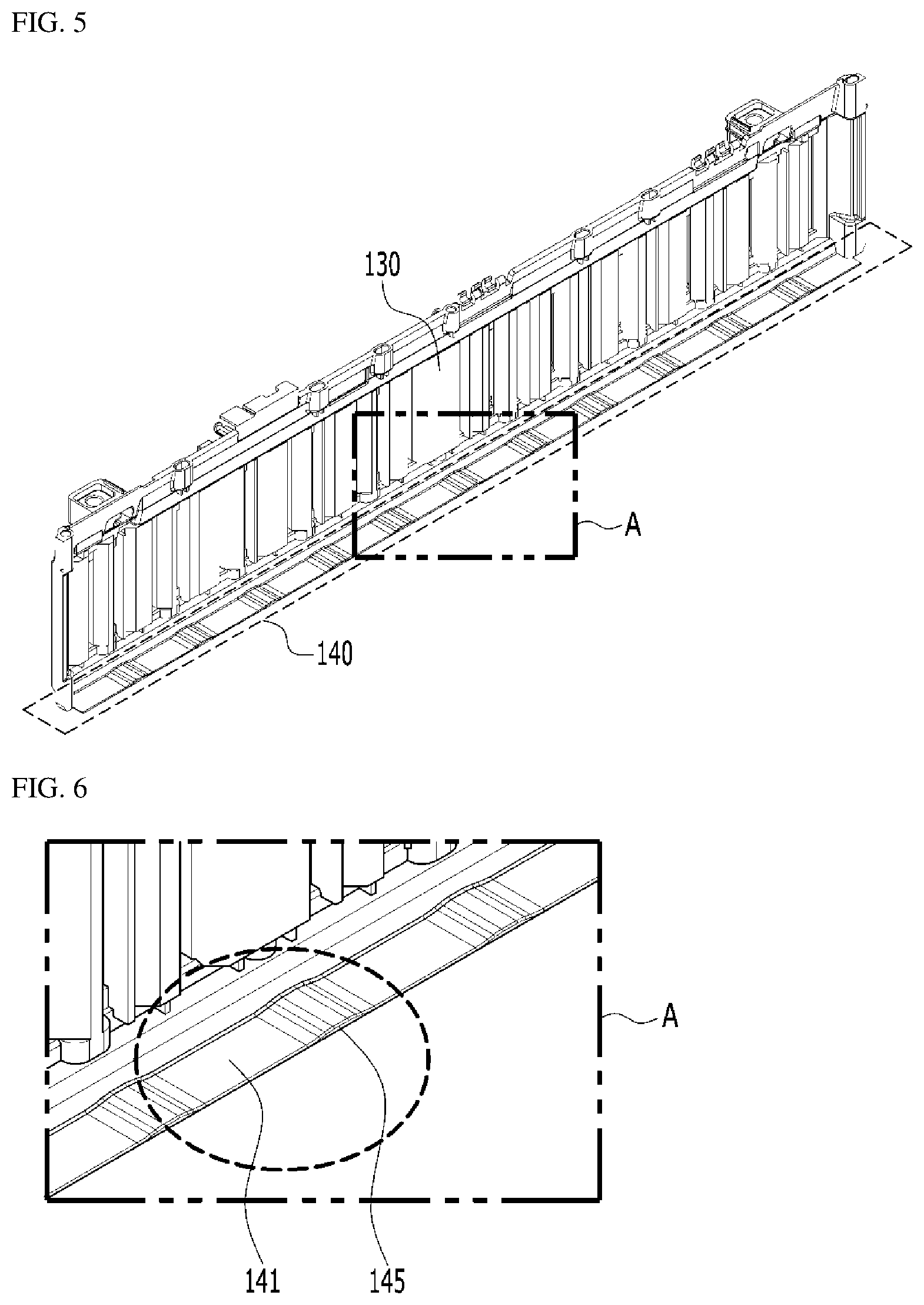 Patent US12327882 Figure 5 – Battery module and battery pack including the same