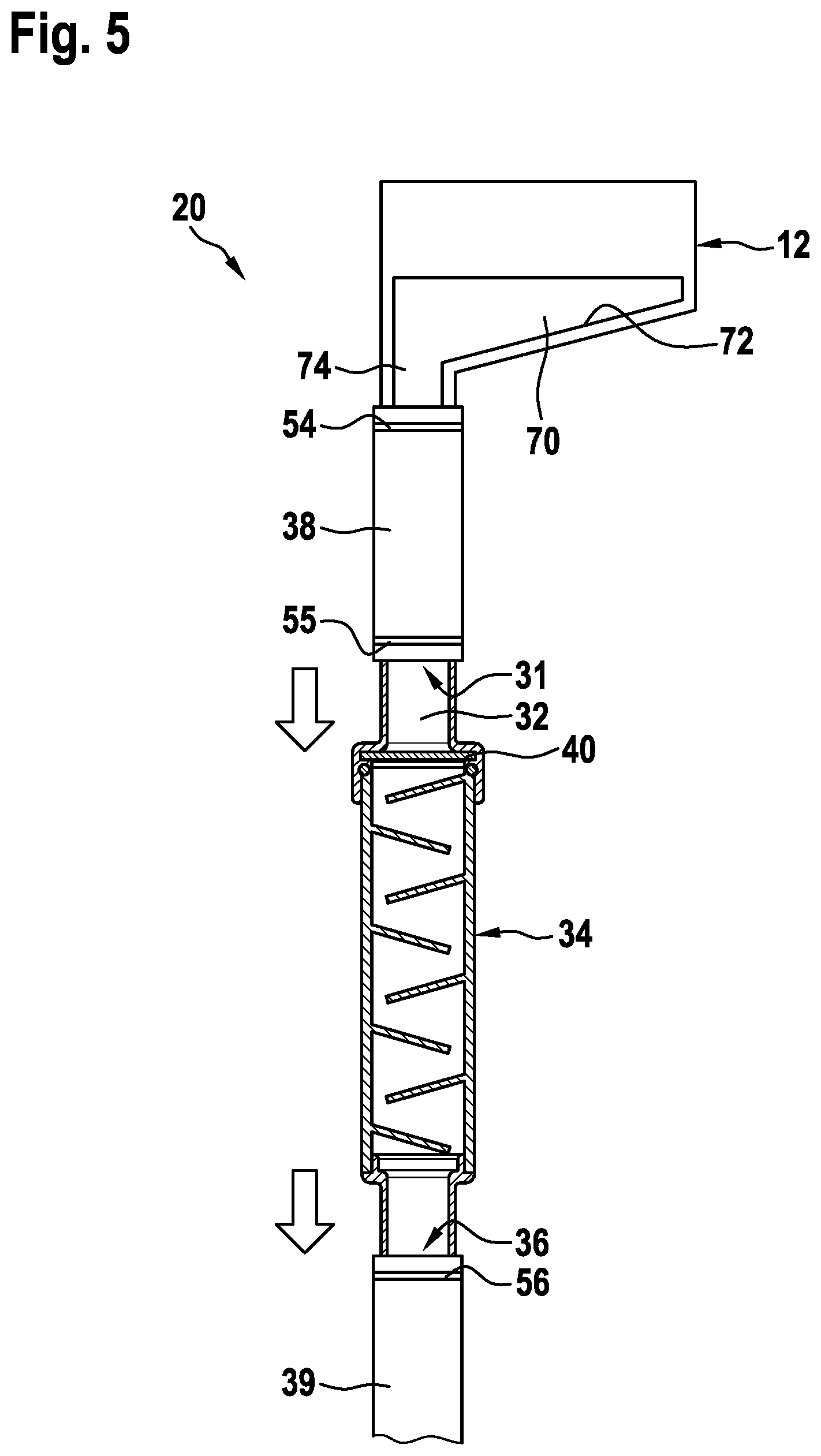 Patent US12327886 Figure 3 – Fluid drainage arrangement for a battery