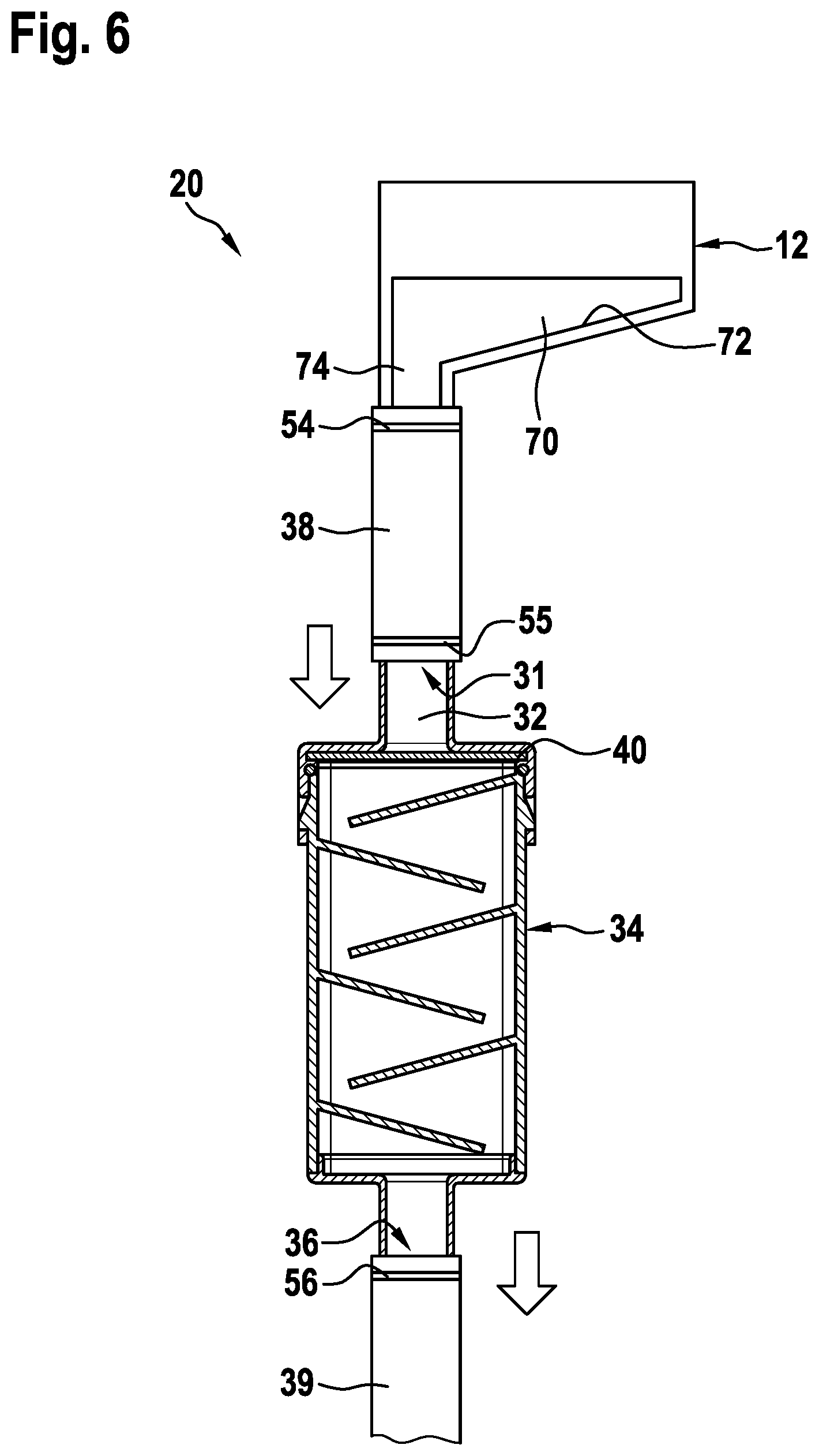 Patent US12327886 Figure 4 – Fluid drainage arrangement for a battery