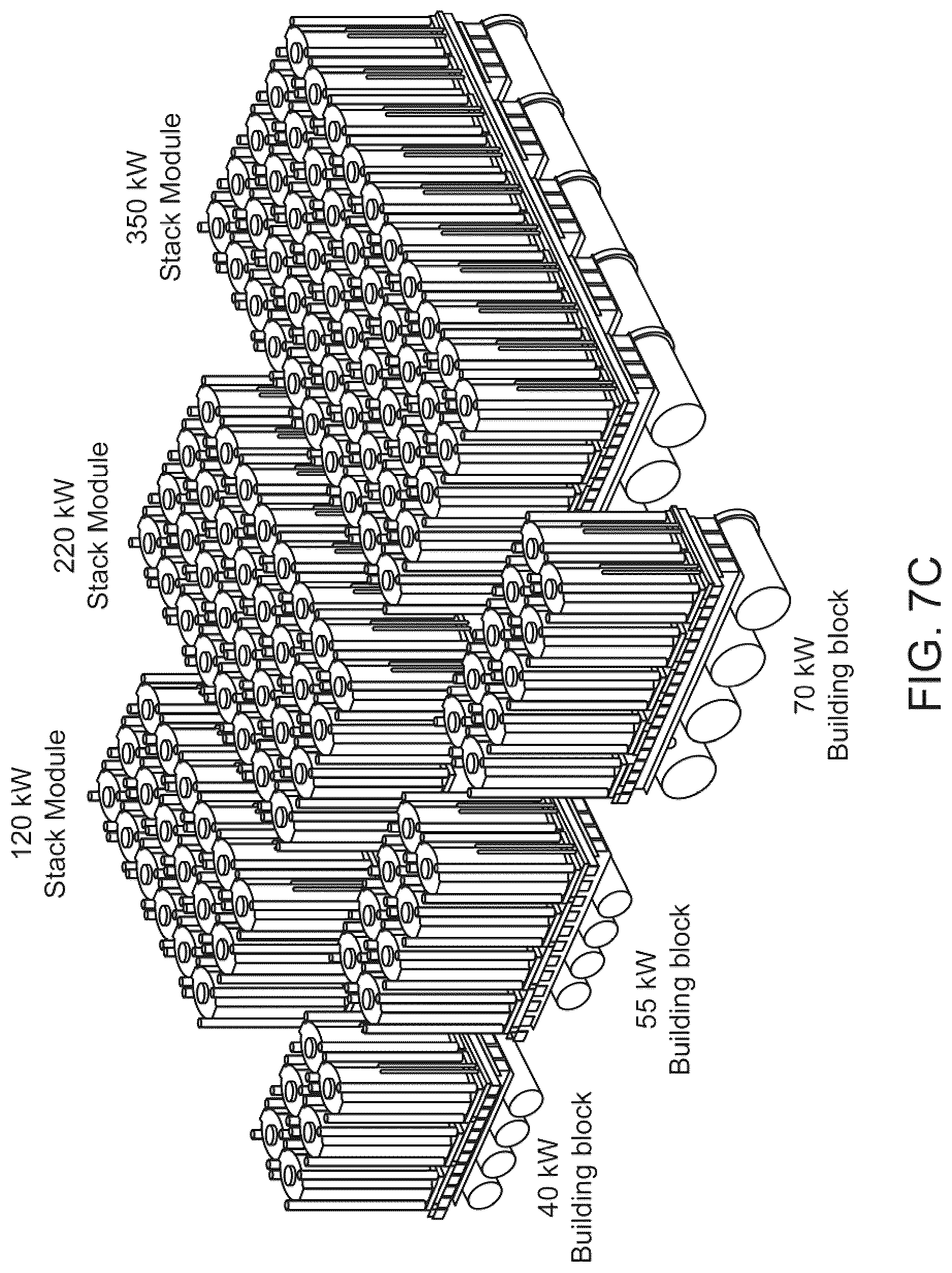 Patent US12327887 Figure 8 – Compact high temperature electrochemical cell stack architecture