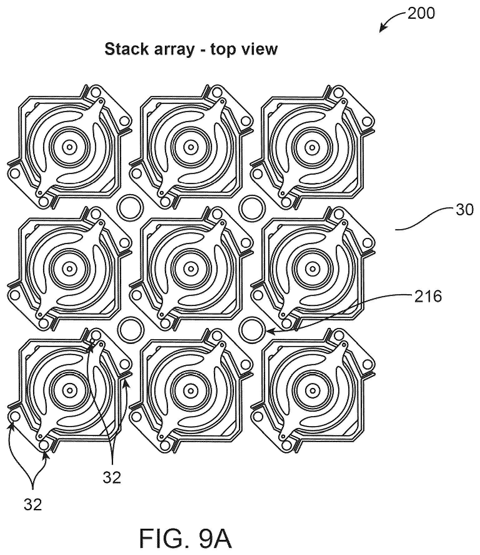 Patent US12327887 Figure 11 – Compact high temperature electrochemical cell stack architecture