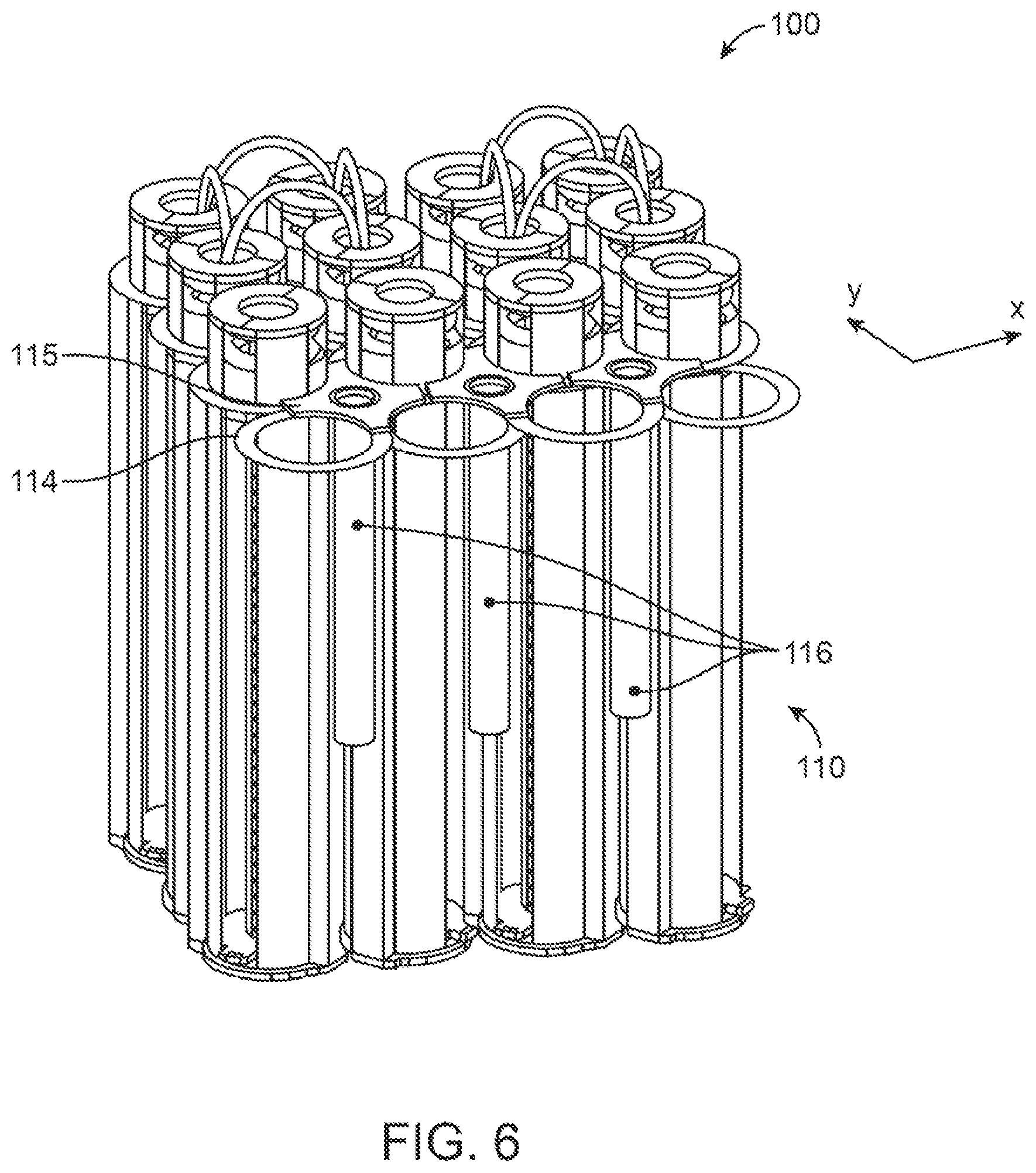 Patent US12327888 Figure 5 – Compact high temperature electrochemical cell stack architecture