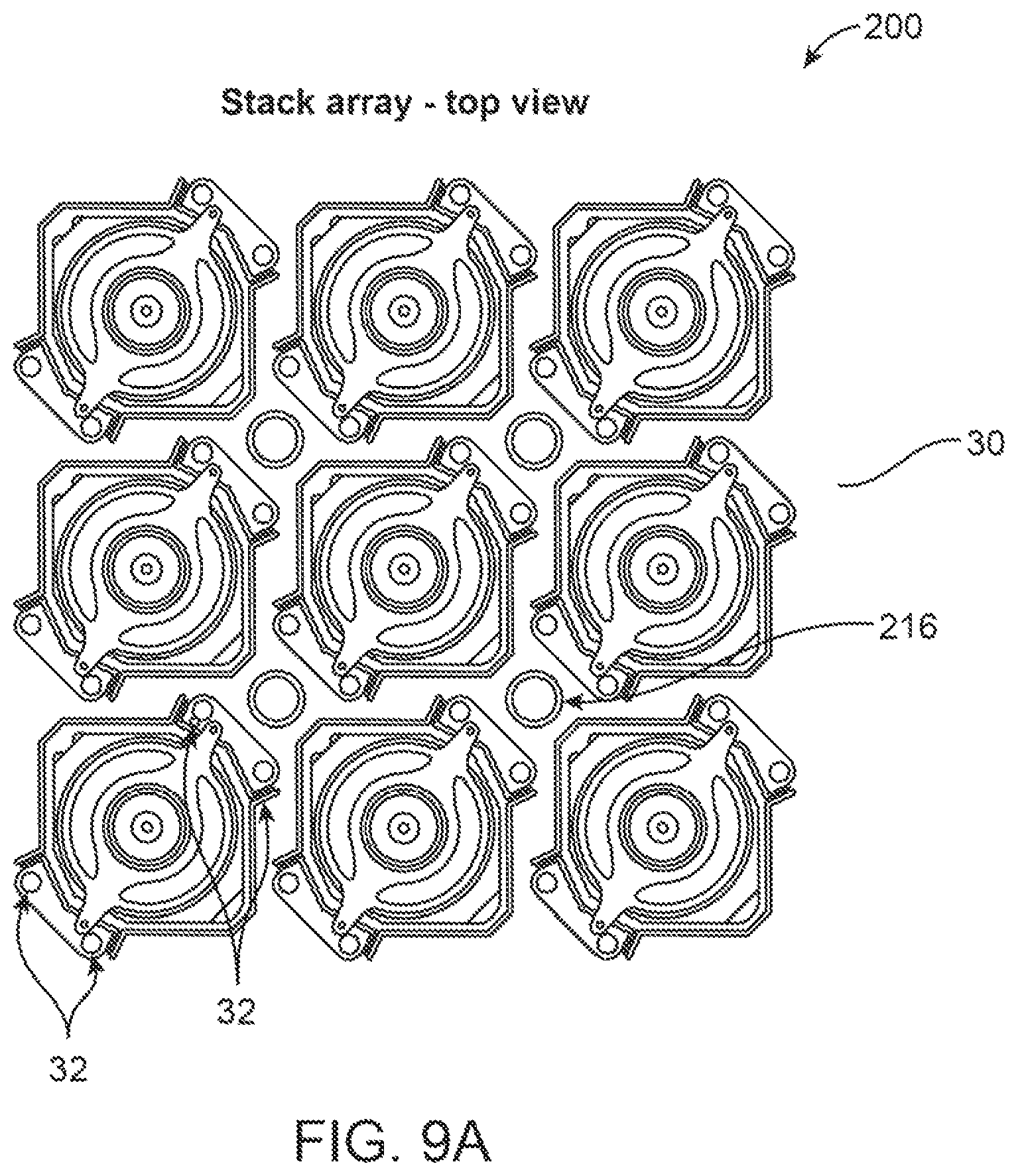 Patent US12327888 Figure 11 – Compact high temperature electrochemical cell stack architecture