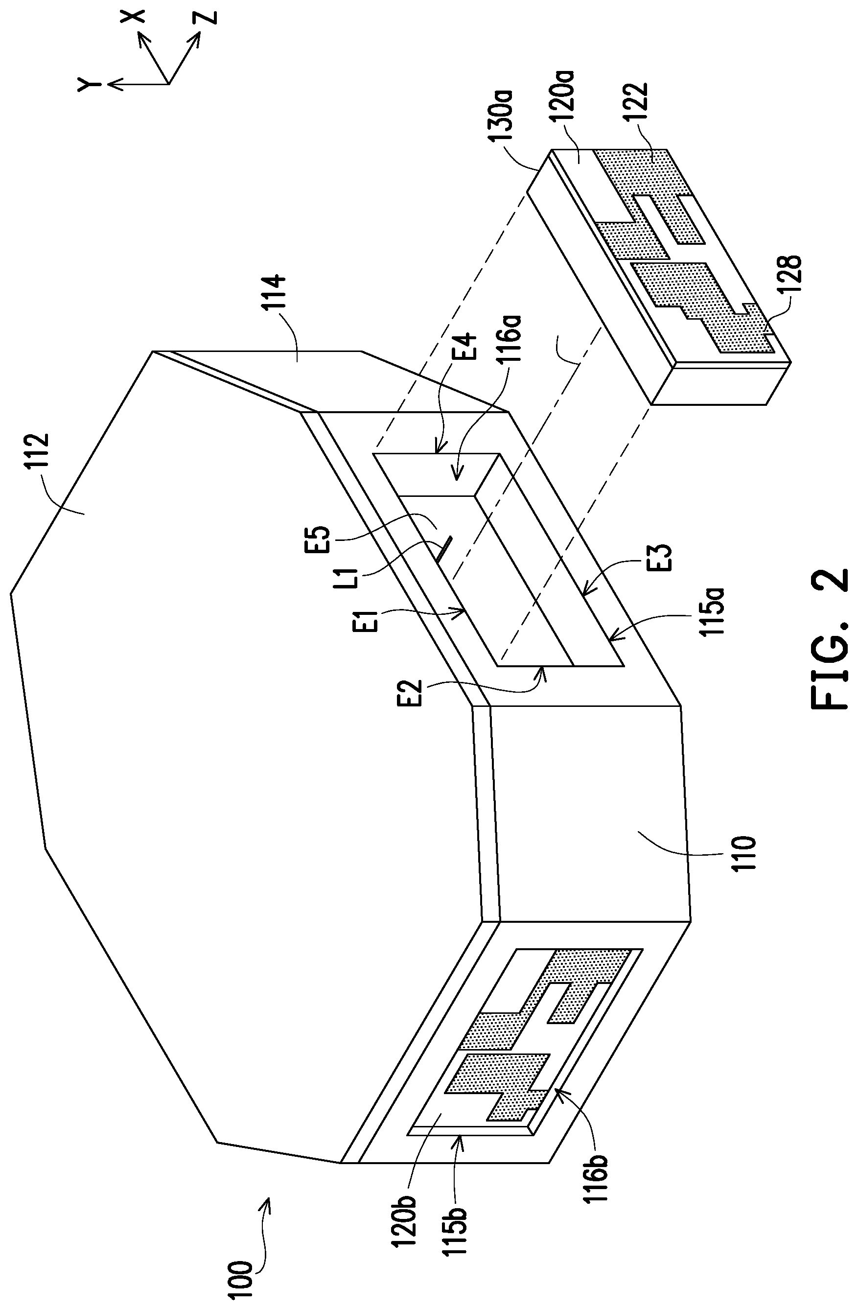 Patent US12327907 Figure 2 – Electronic device