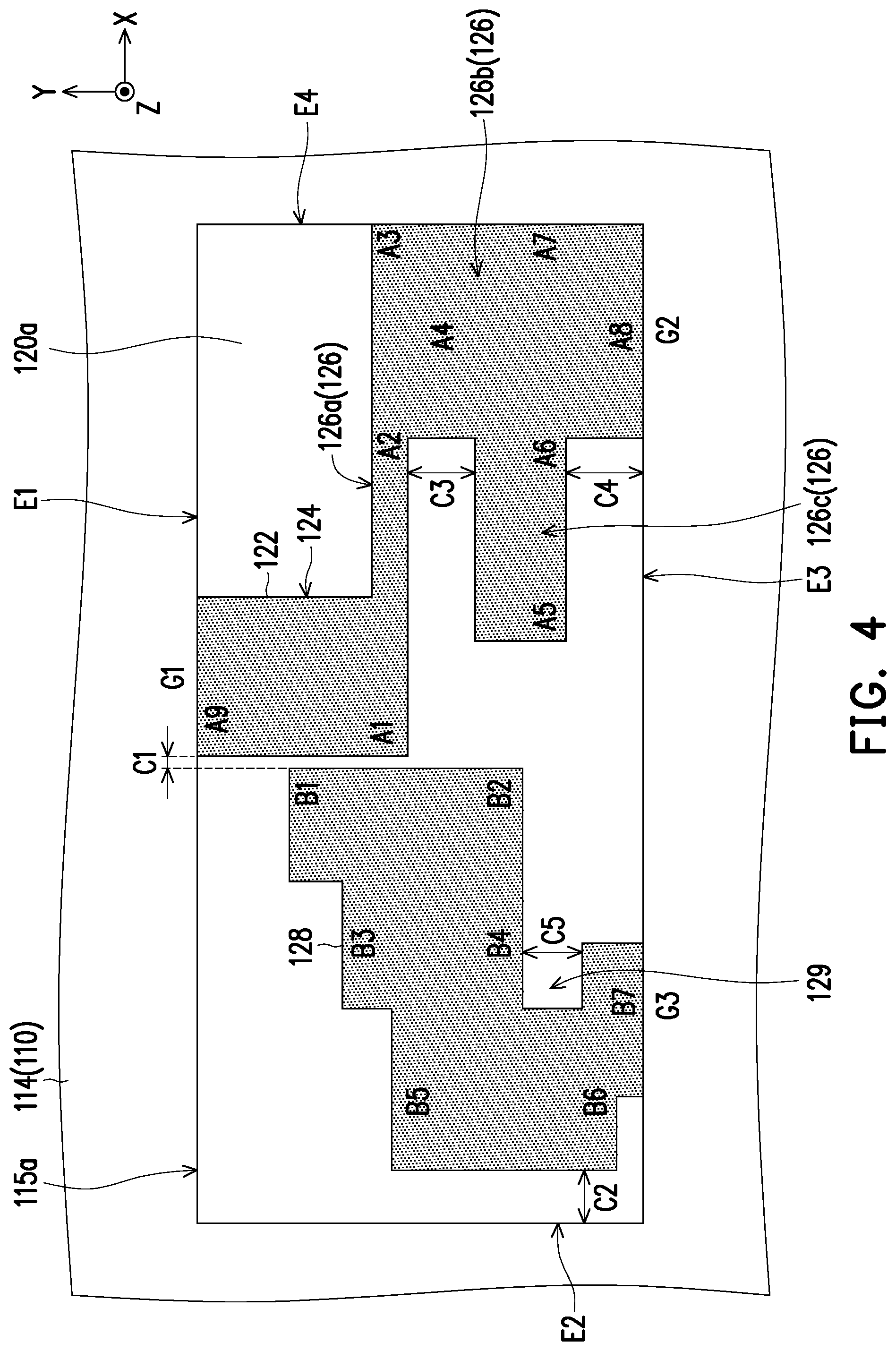 Patent US12327907 Figure 4 – Electronic device