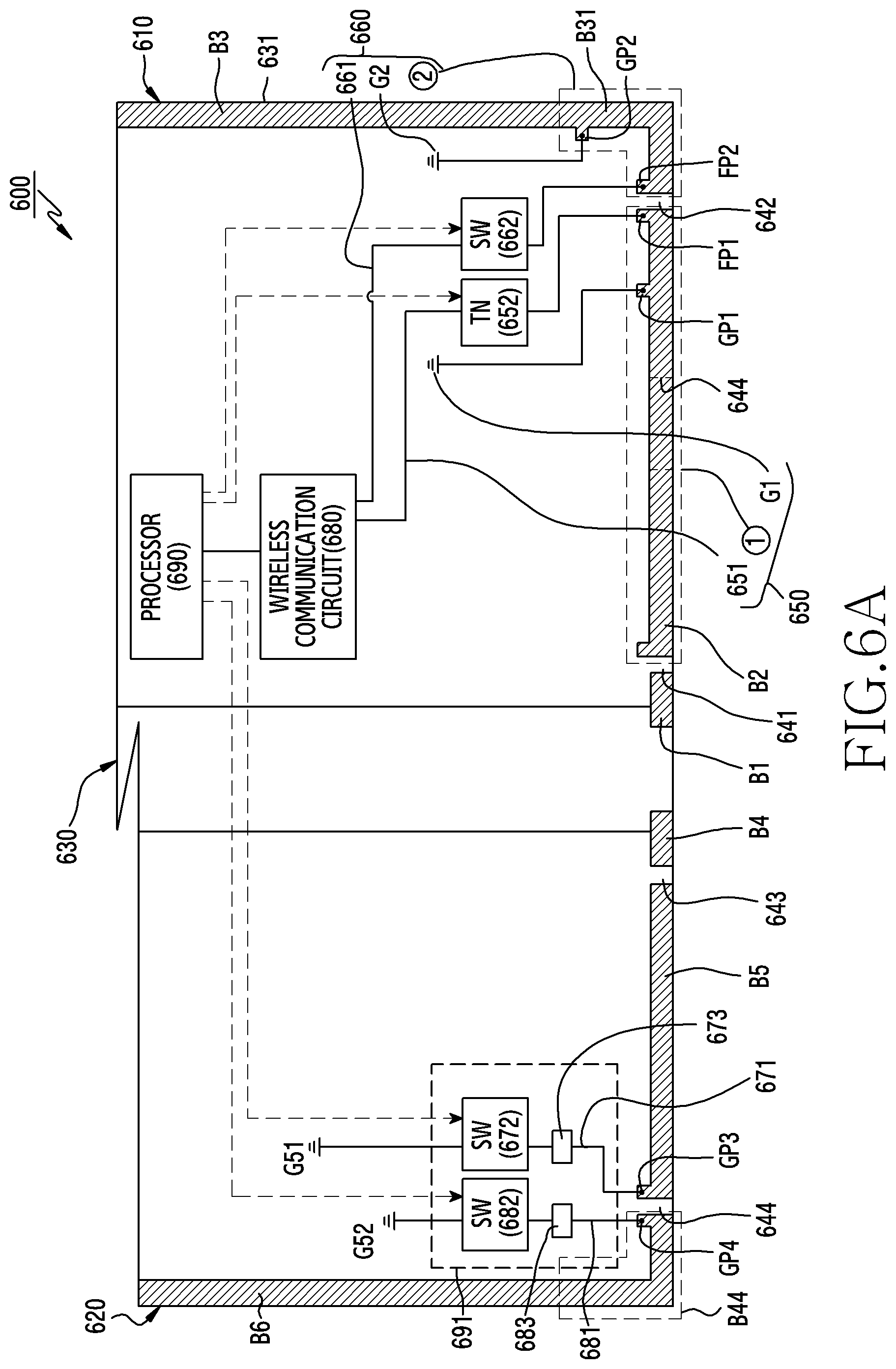 Patent US12327911 Figure 6 – Antenna and electronic device comprising same