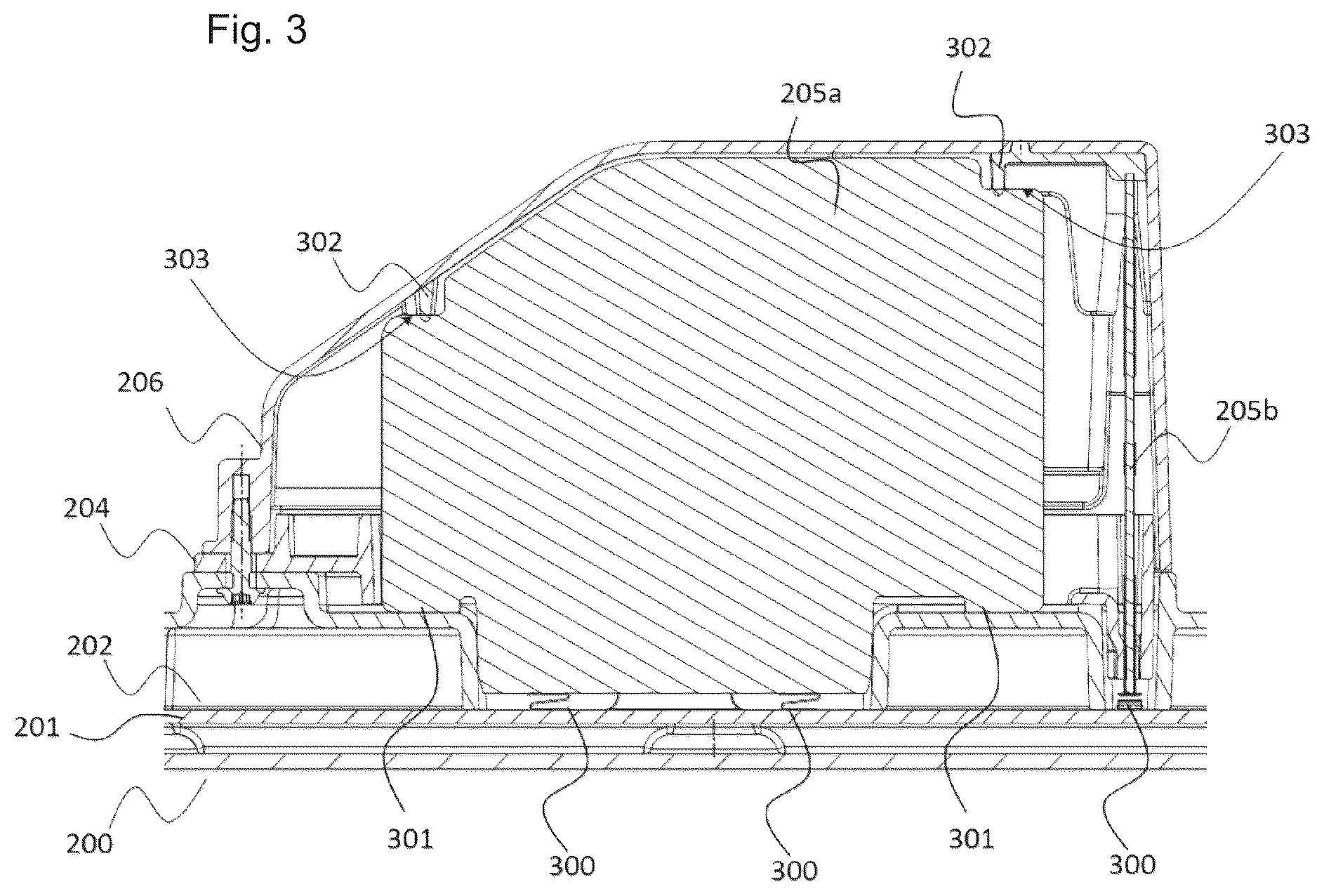 Patent US12327912 Figure 3 – Vehicle antenna module