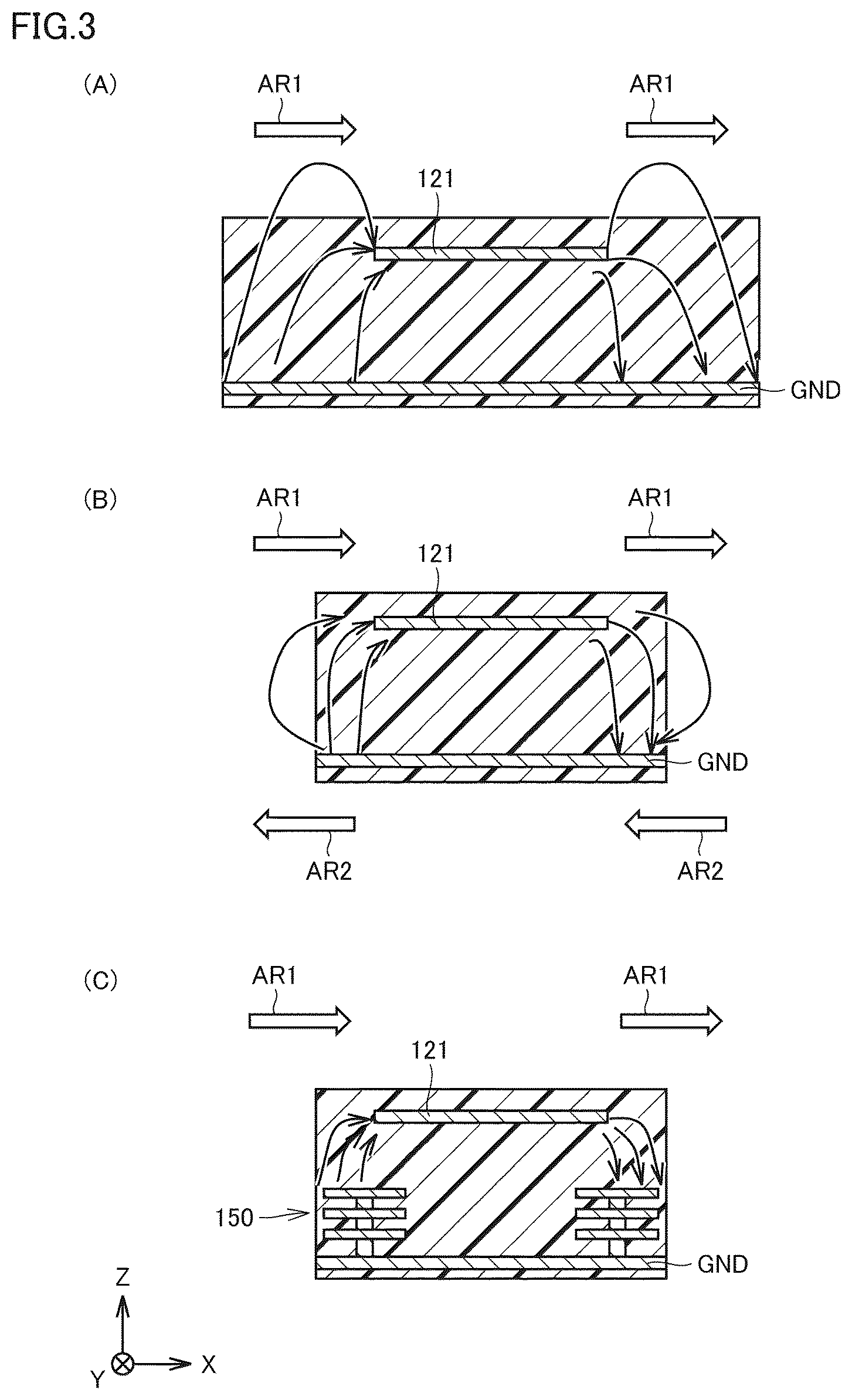 Patent US12327914 Figure 3 – Antenna module and communication device equipped with same