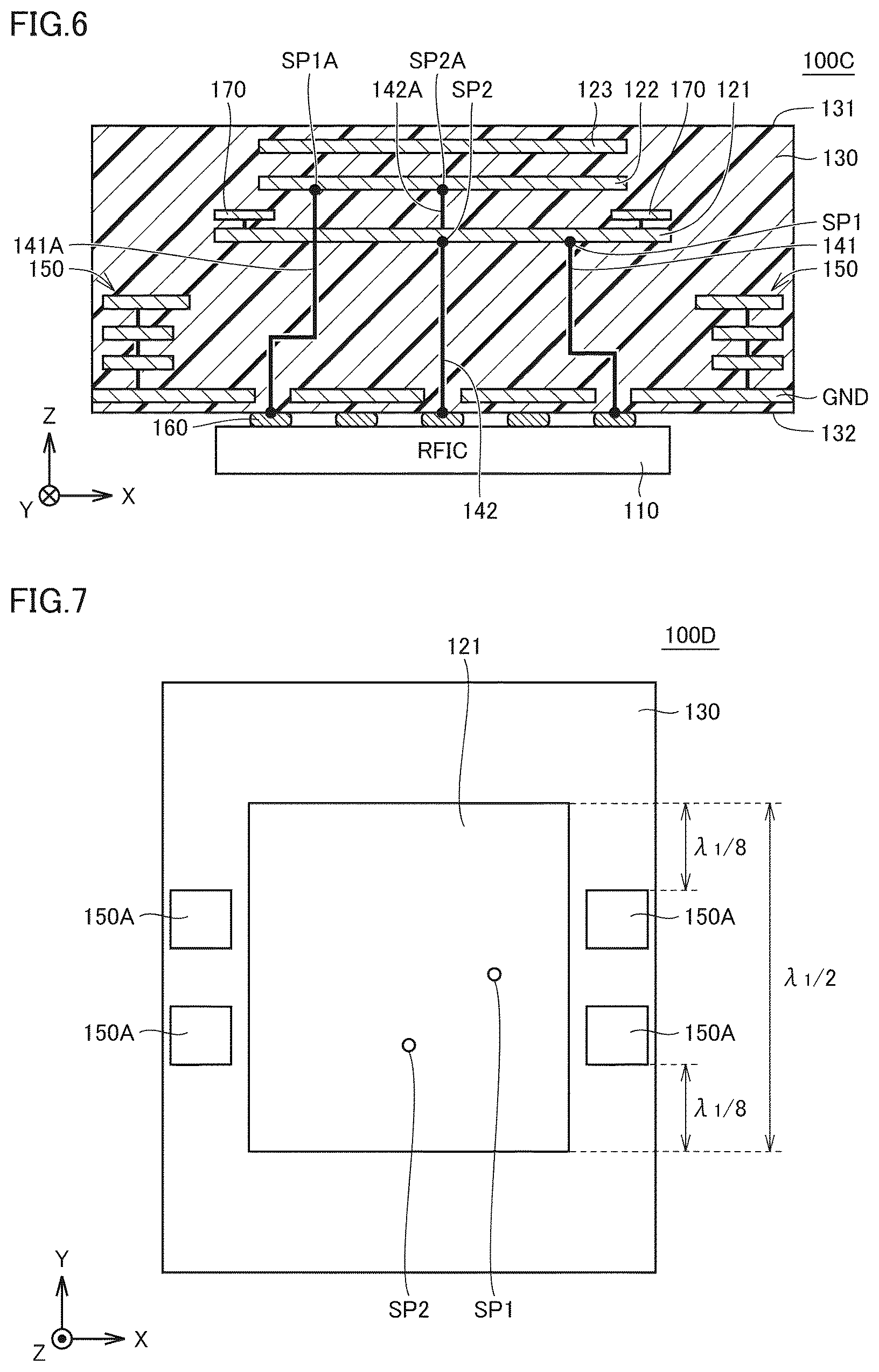 Patent US12327914 Figure 6 – Antenna module and communication device equipped with same
