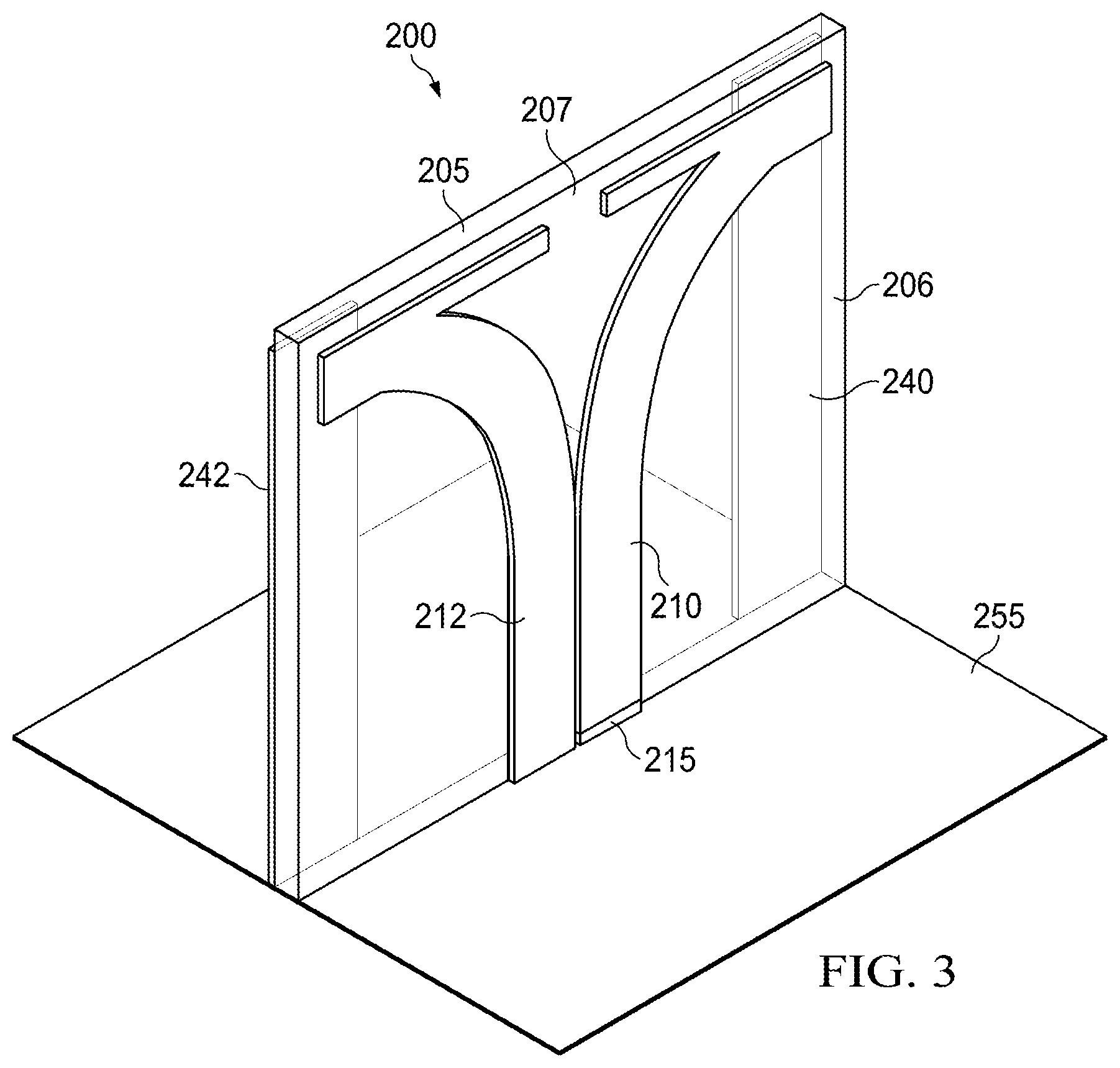 Patent US12327915 Figure 3 – Y-shaped single substrate ultra-wideband antenna and antenna array