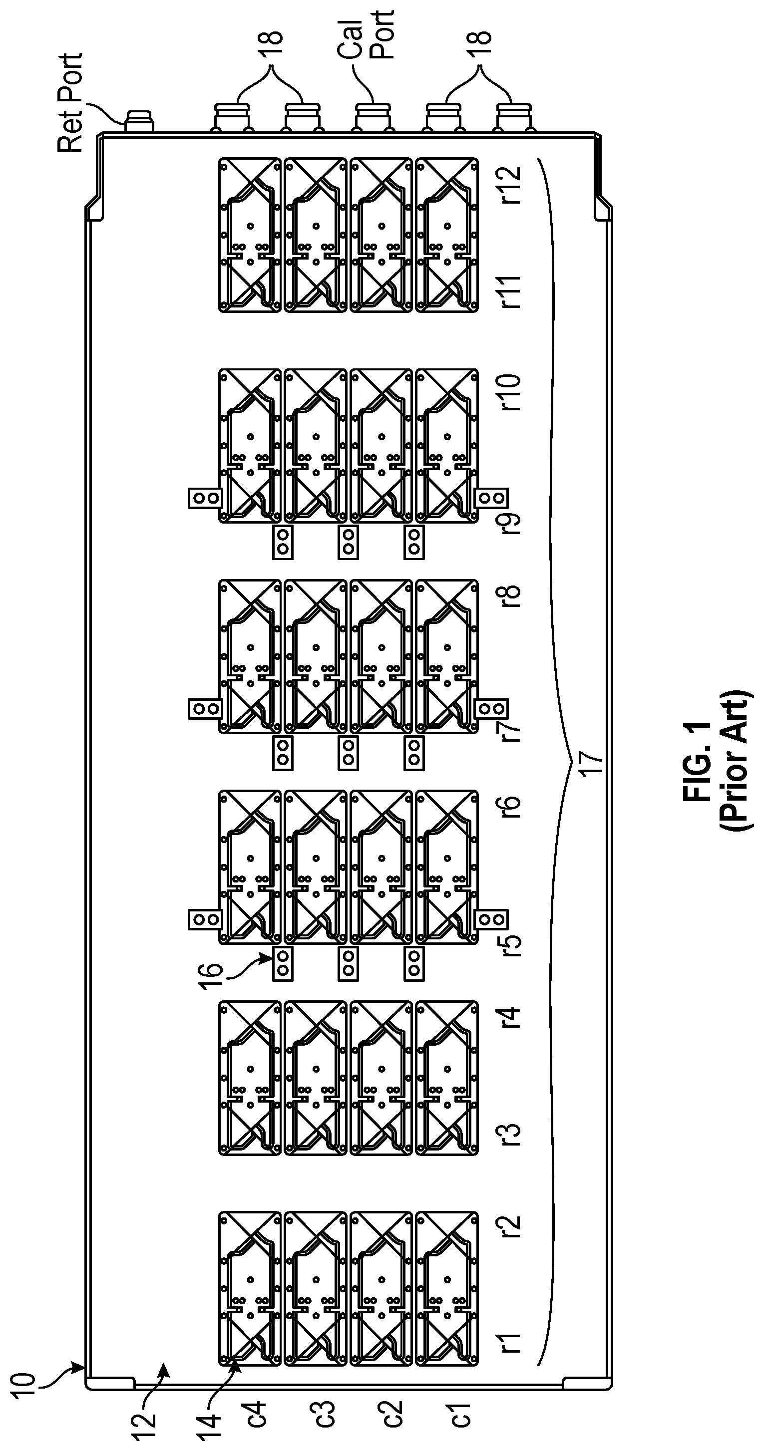 Patent US12327923 — Mixed element beam forming antenna — Figure 1