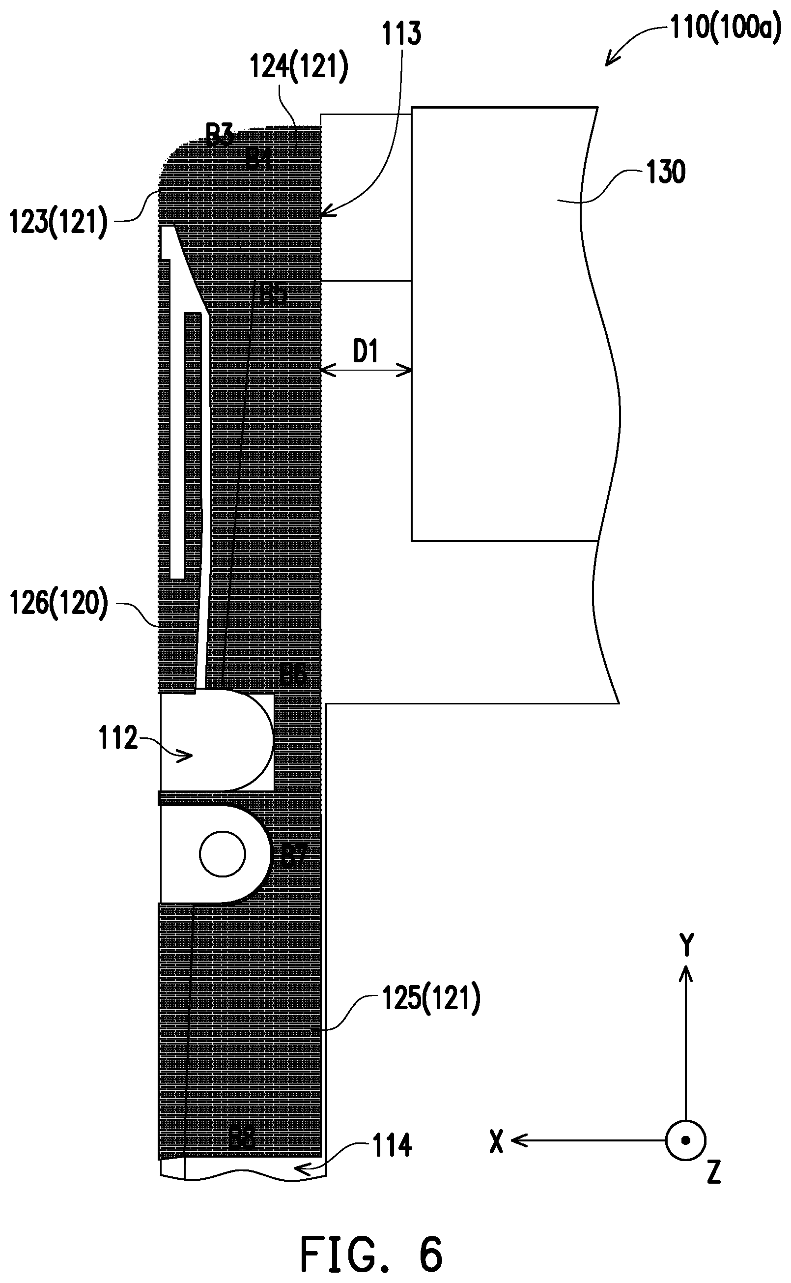 Patent US12327927 Figure 6 – Electronic device
