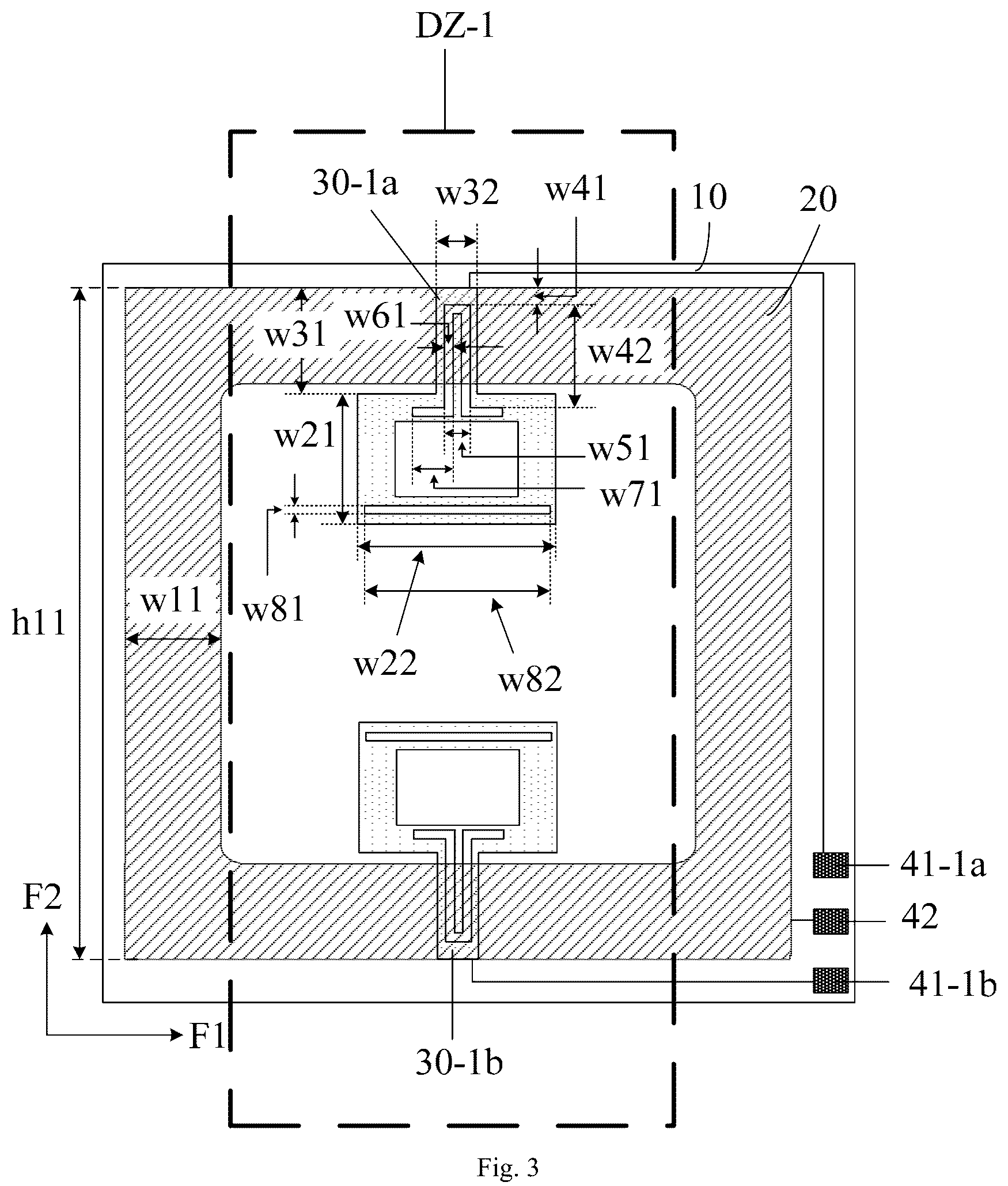 Patent US12327932 Figure 3 – Ultra wide band antenna structure and electronic device