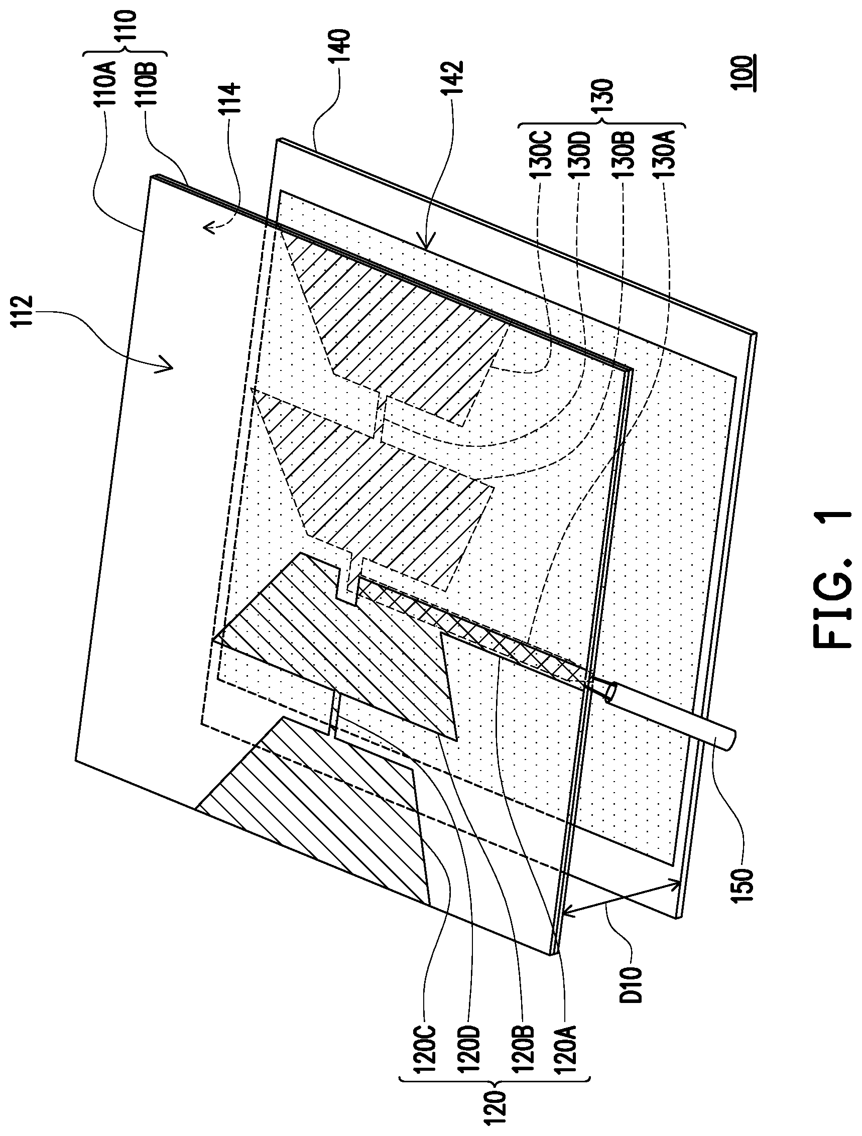 Patent US12327936 — Light-transmitting antenna — Figure 1