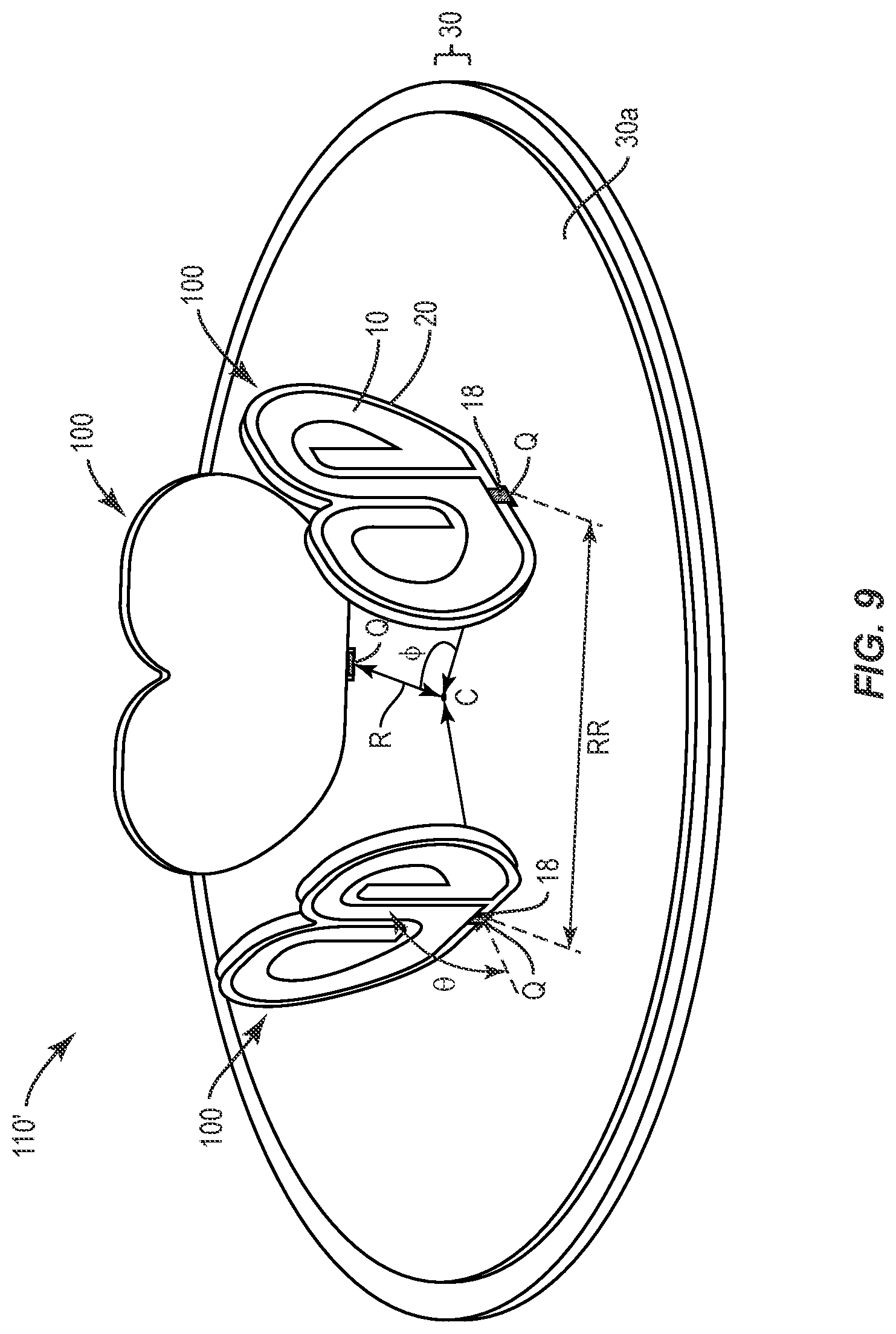 Patent US12327937 Figure 9 – Antenna assemblies and antenna modules for use in wireless communication systems