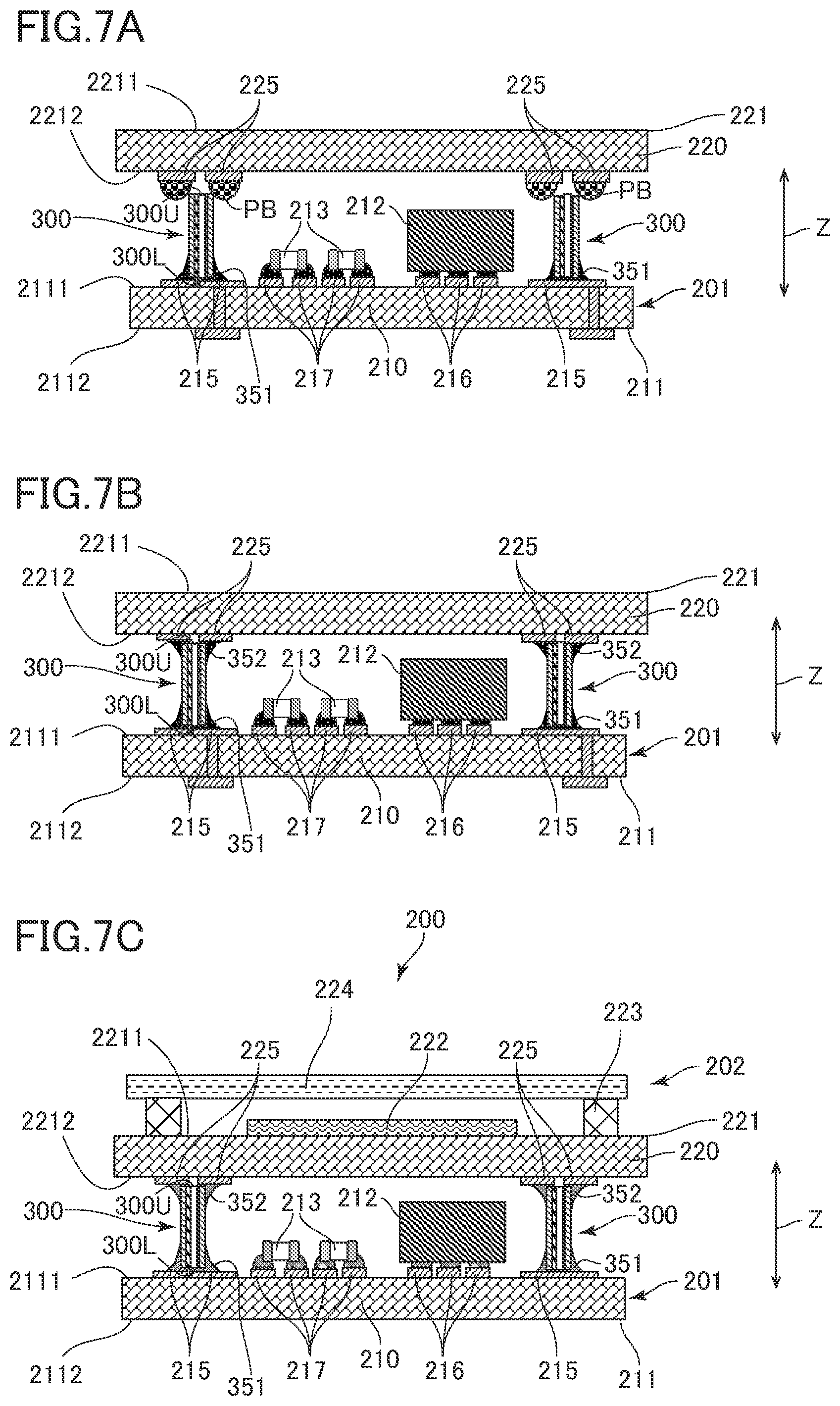 Patent US12327938 Figure 7 – Electronic module, intermediate connection member, and electronic device