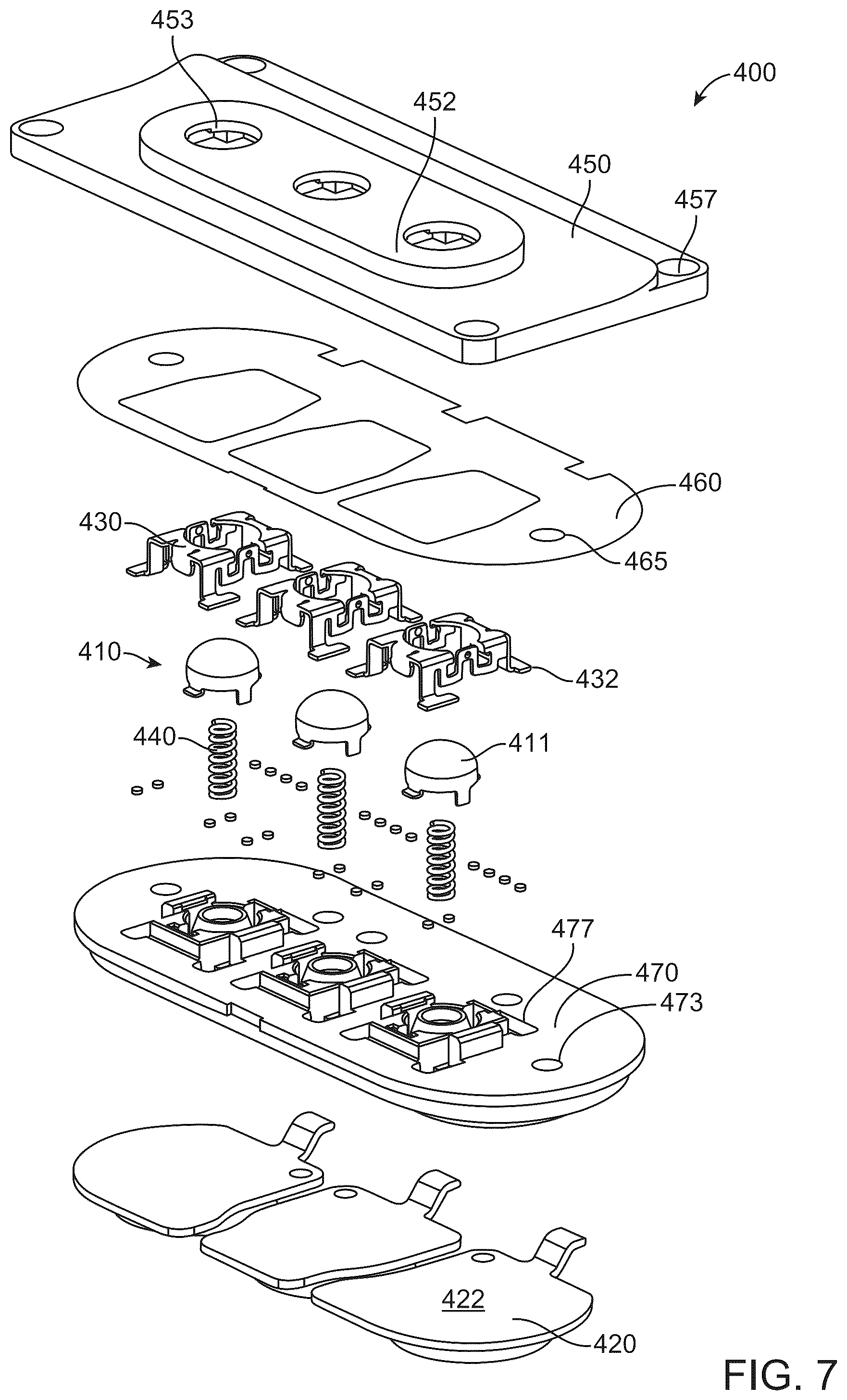 Patent US12327941 Figure 7 – Pass-through connectors for connector systems