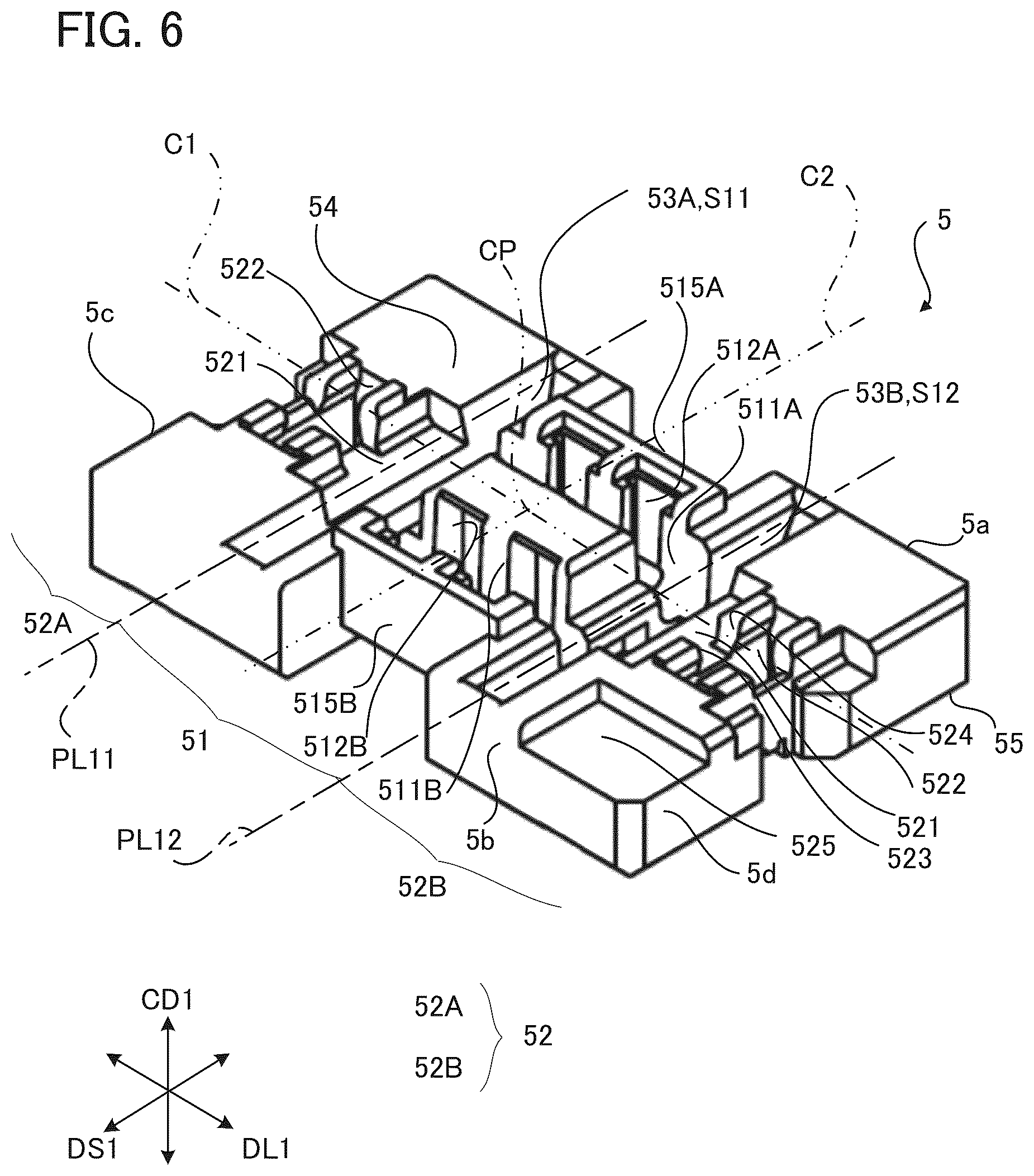 Patent US12327942 Figure 6 – Connector and connection unit for use in an electrical device