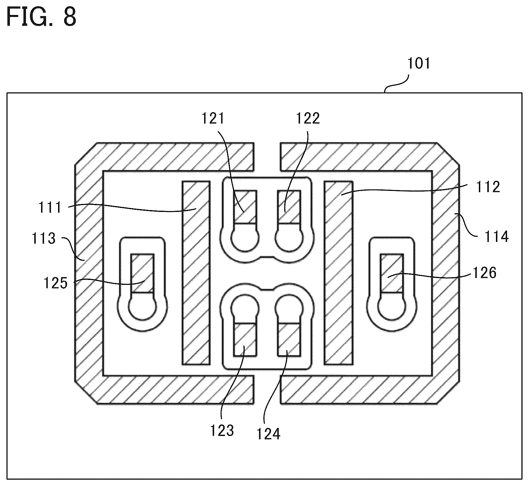 Patent US12327942 Figure 8 – Connector and connection unit for use in an electrical device