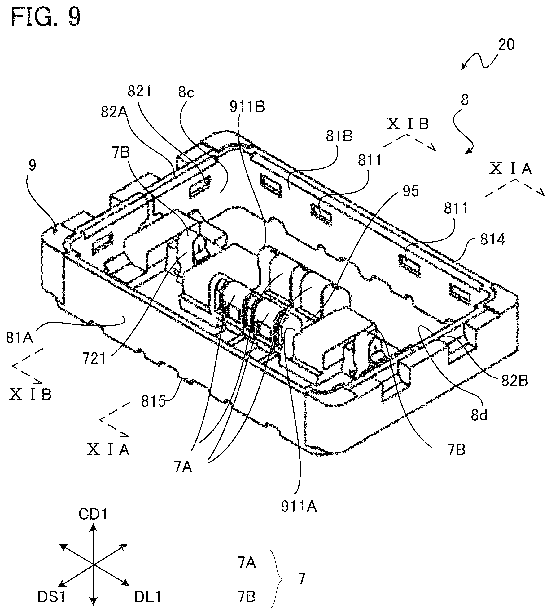 Patent US12327942 Figure 9 – Connector and connection unit for use in an electrical device