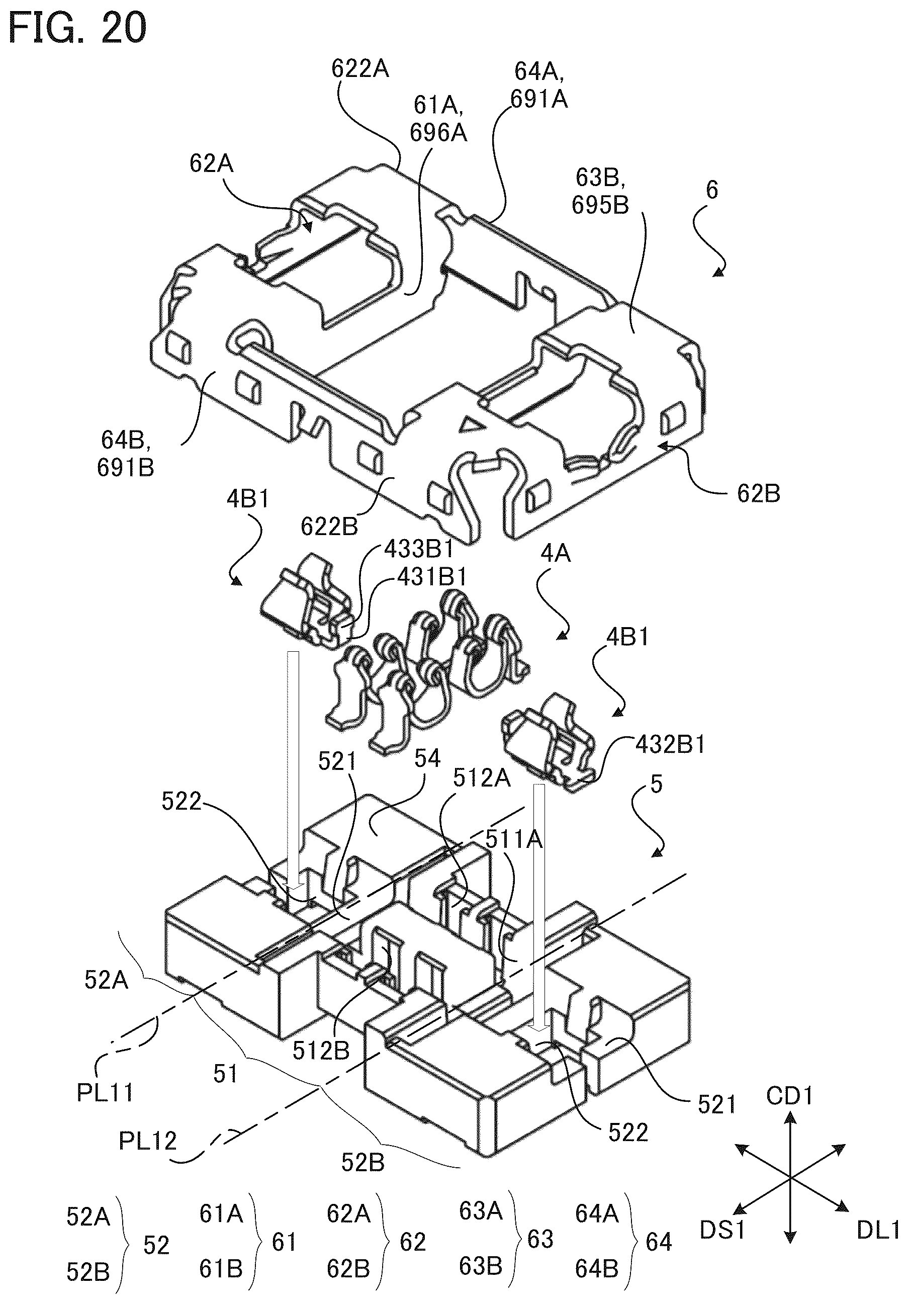 Patent US12327942 Figure 20 – Connector and connection unit for use in an electrical device