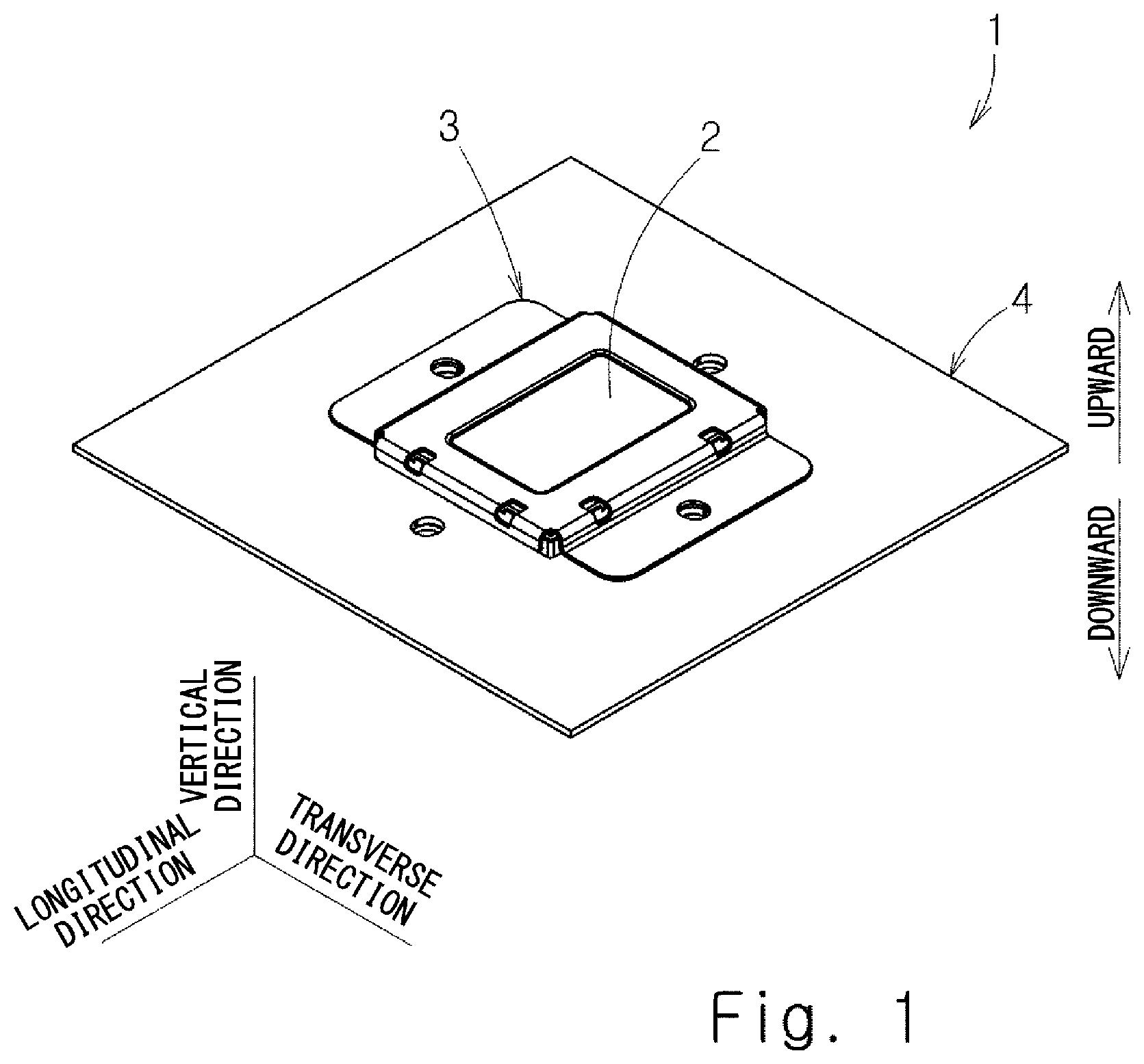 Patent US12327943 — Socket connector including housing, contacts, cover member and projecting part — Figure 1