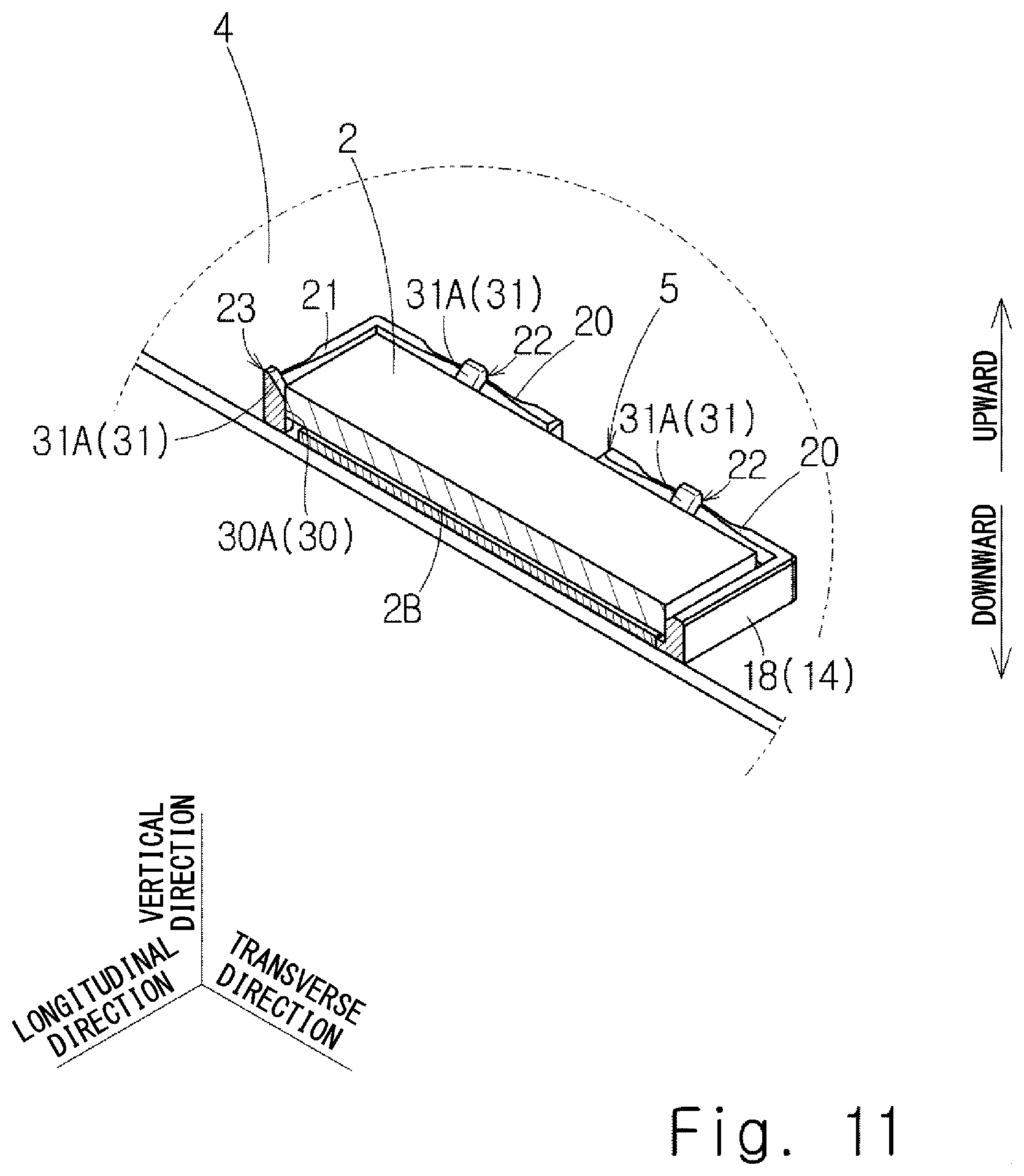 Patent US12327943 Figure 11 – Socket connector including housing, contacts, cover member and projecting part