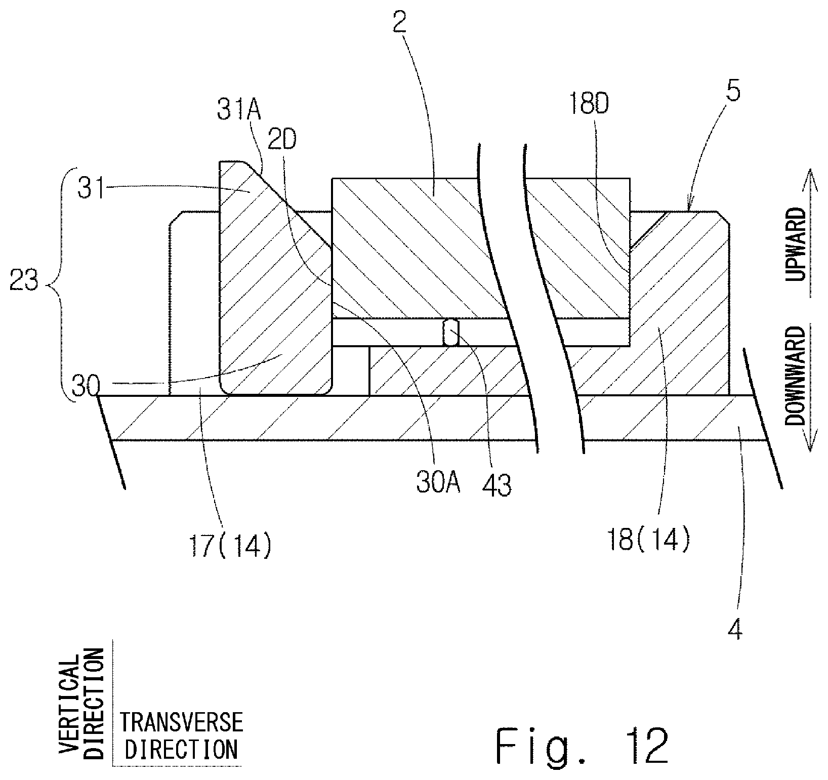 Patent US12327943 Figure 12 – Socket connector including housing, contacts, cover member and projecting part