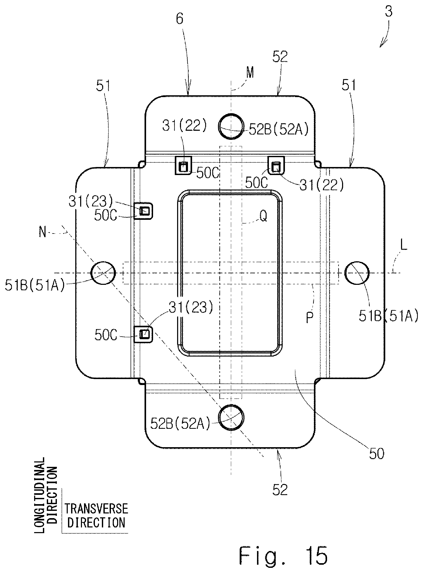 Patent US12327943 Figure 15 – Socket connector including housing, contacts, cover member and projecting part