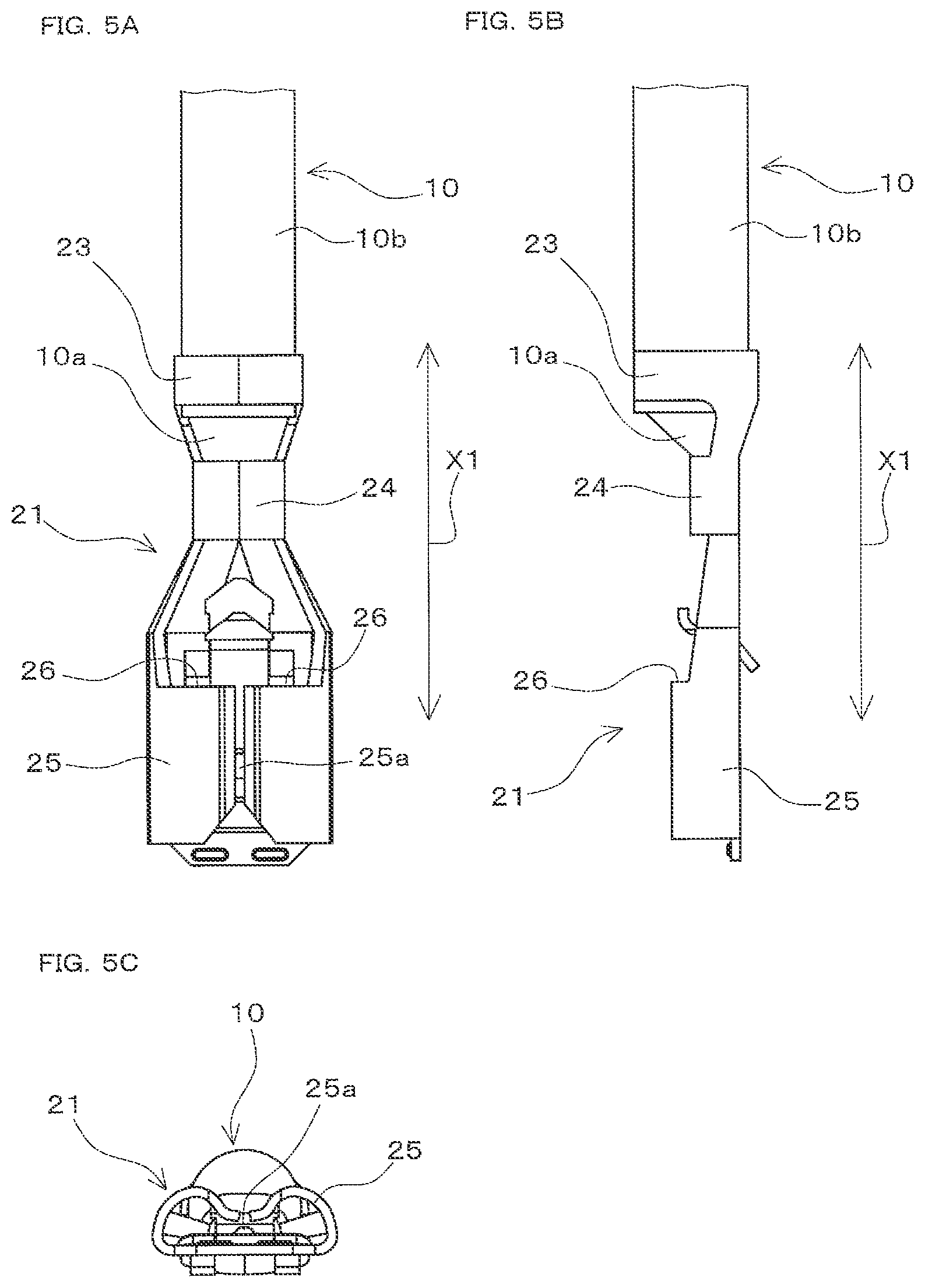 Patent US12327946 Figure 5 – Connector to be connected to a partner connection target
