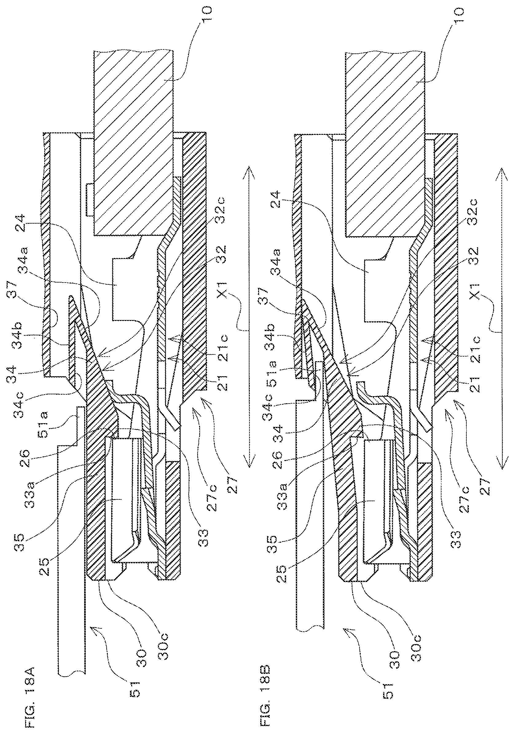 Patent US12327946 Figure 18 – Connector to be connected to a partner connection target