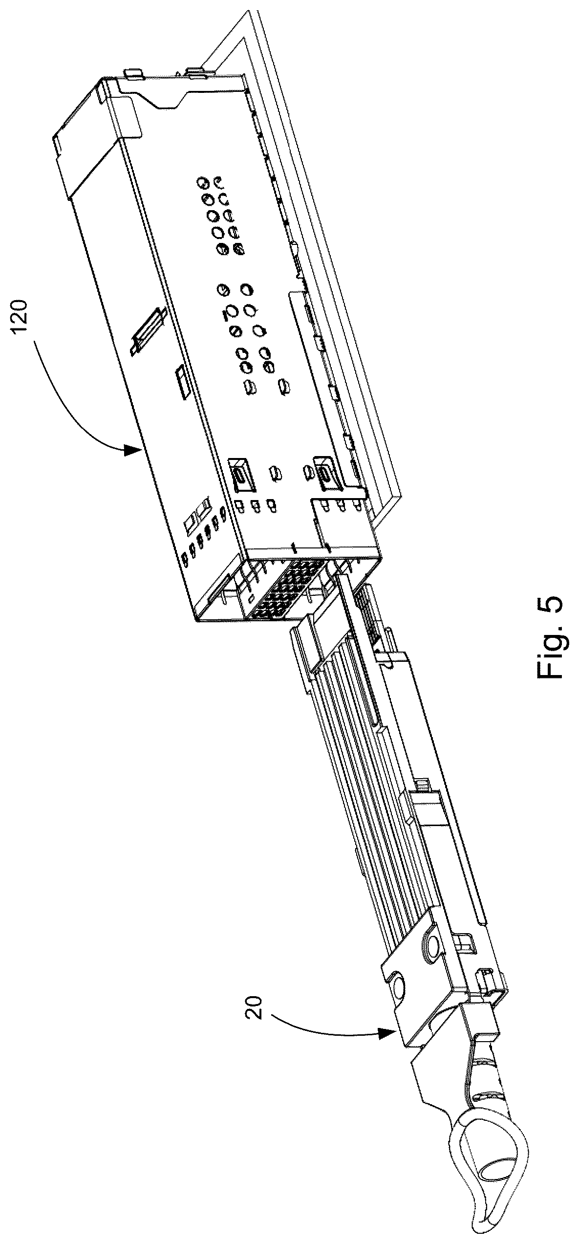 Patent US12327947 Figure 5 – High density receptacle