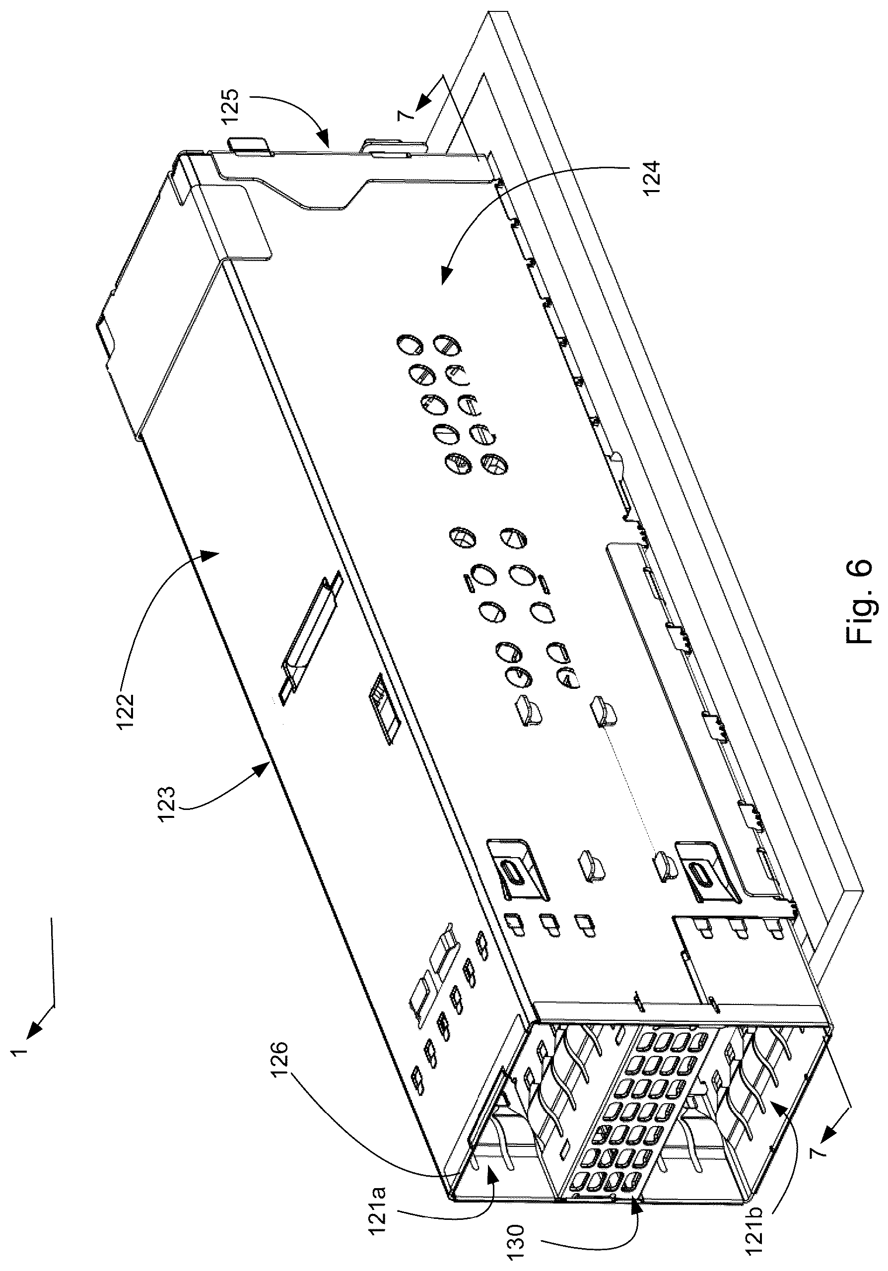 Patent US12327947 Figure 6 – High density receptacle