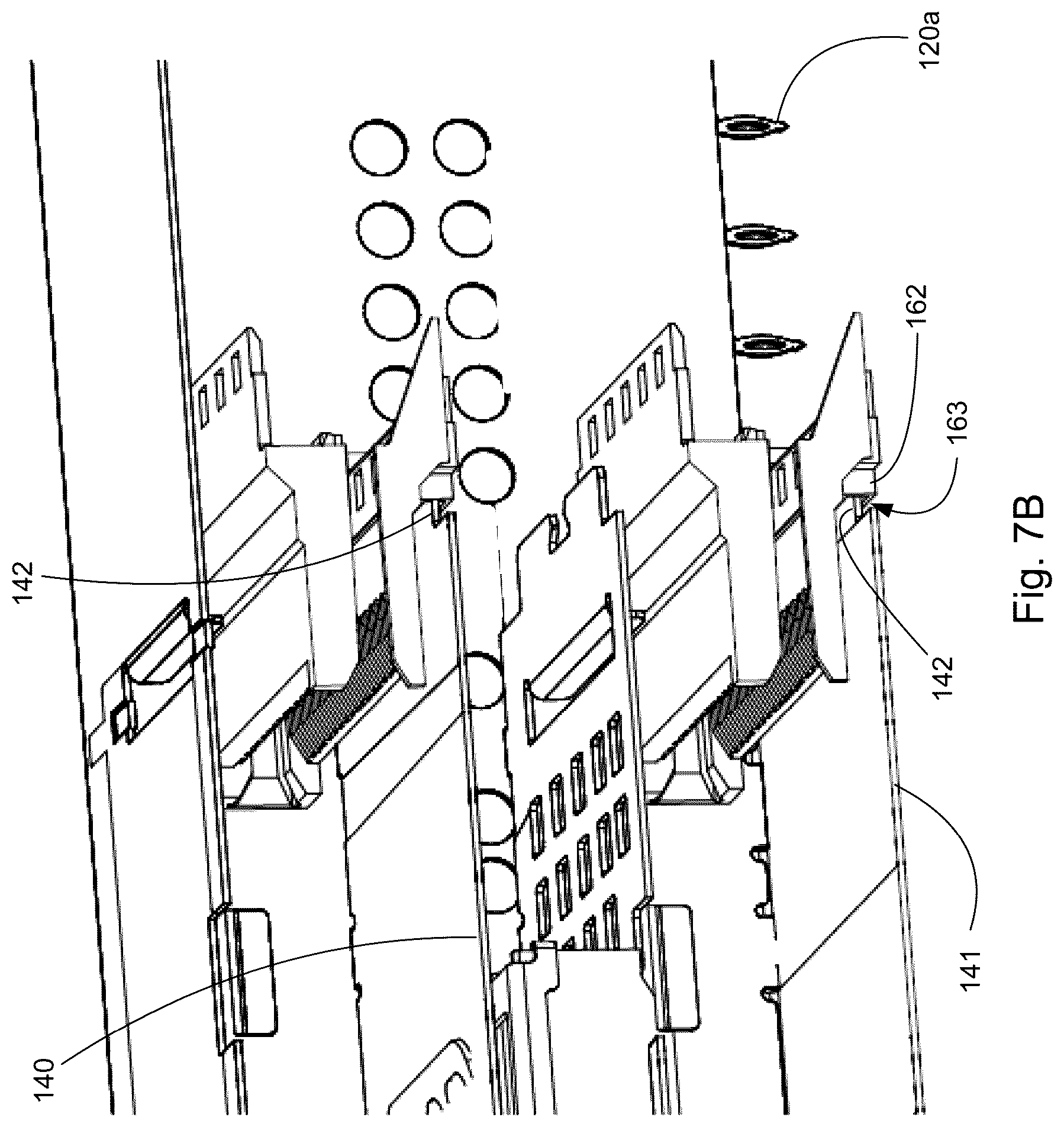 Patent US12327947 Figure 8 – High density receptacle