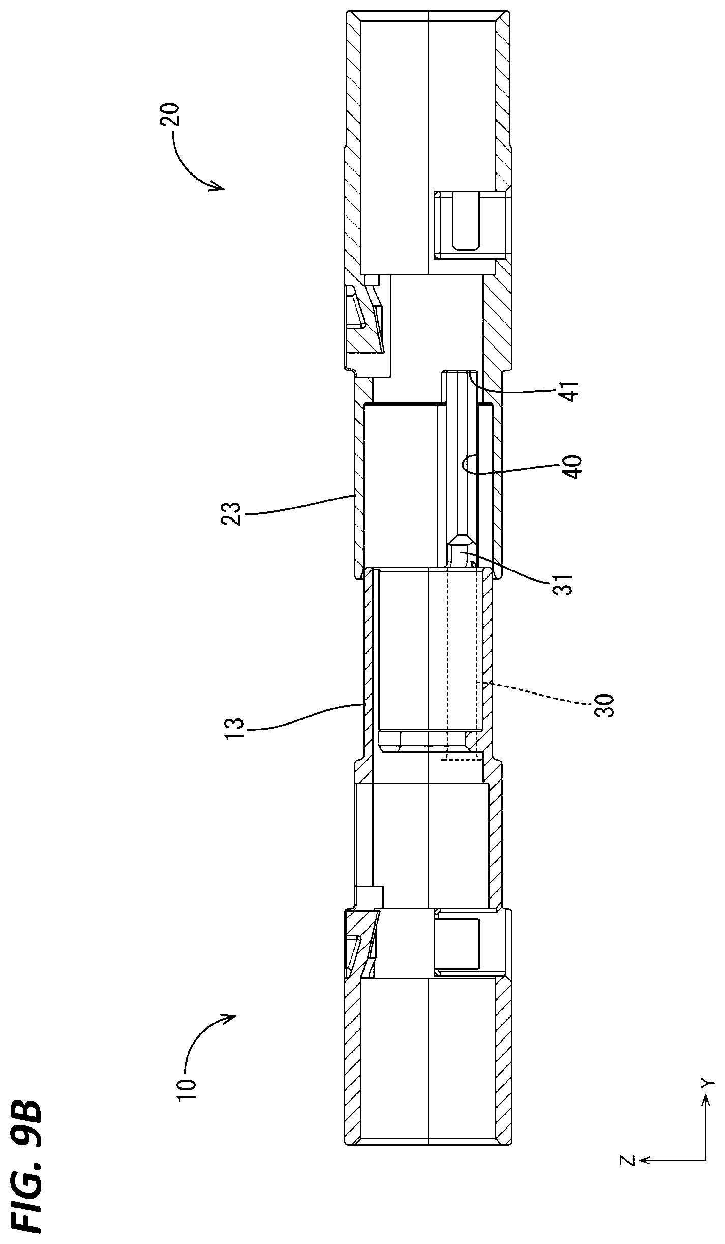 Patent US12327950 Figure 10 – Male connector and connector assembly