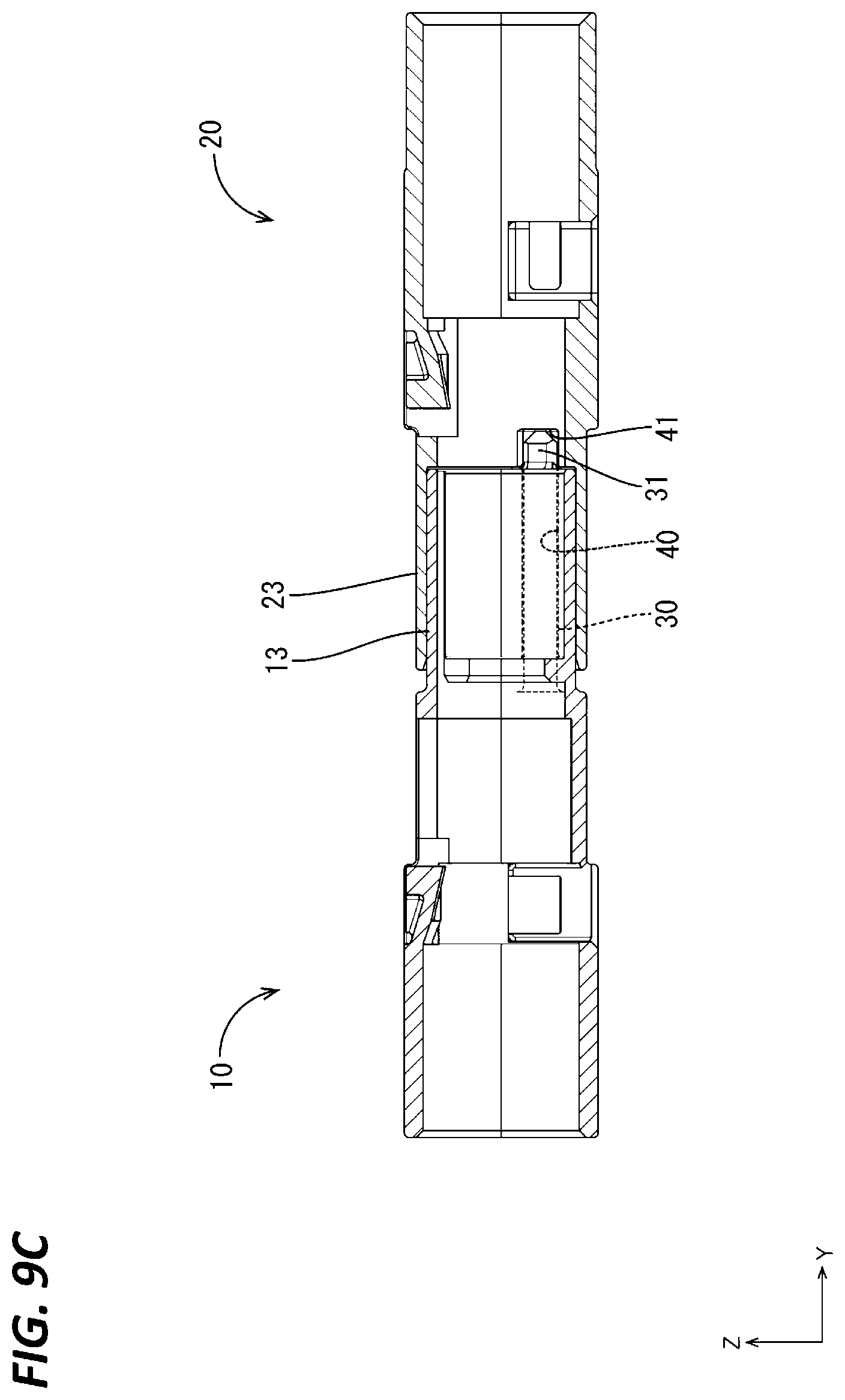 Patent US12327950 Figure 11 – Male connector and connector assembly