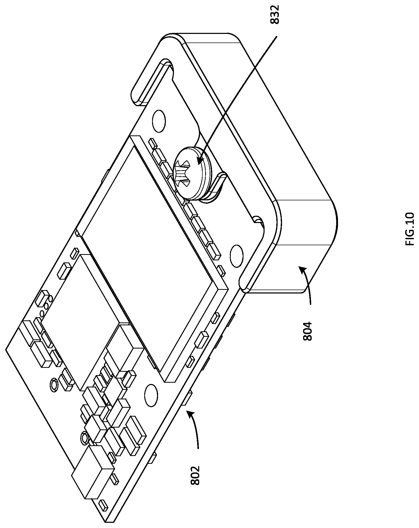 Patent US12327951 Figure 5 – Rugged retainer mounting point system