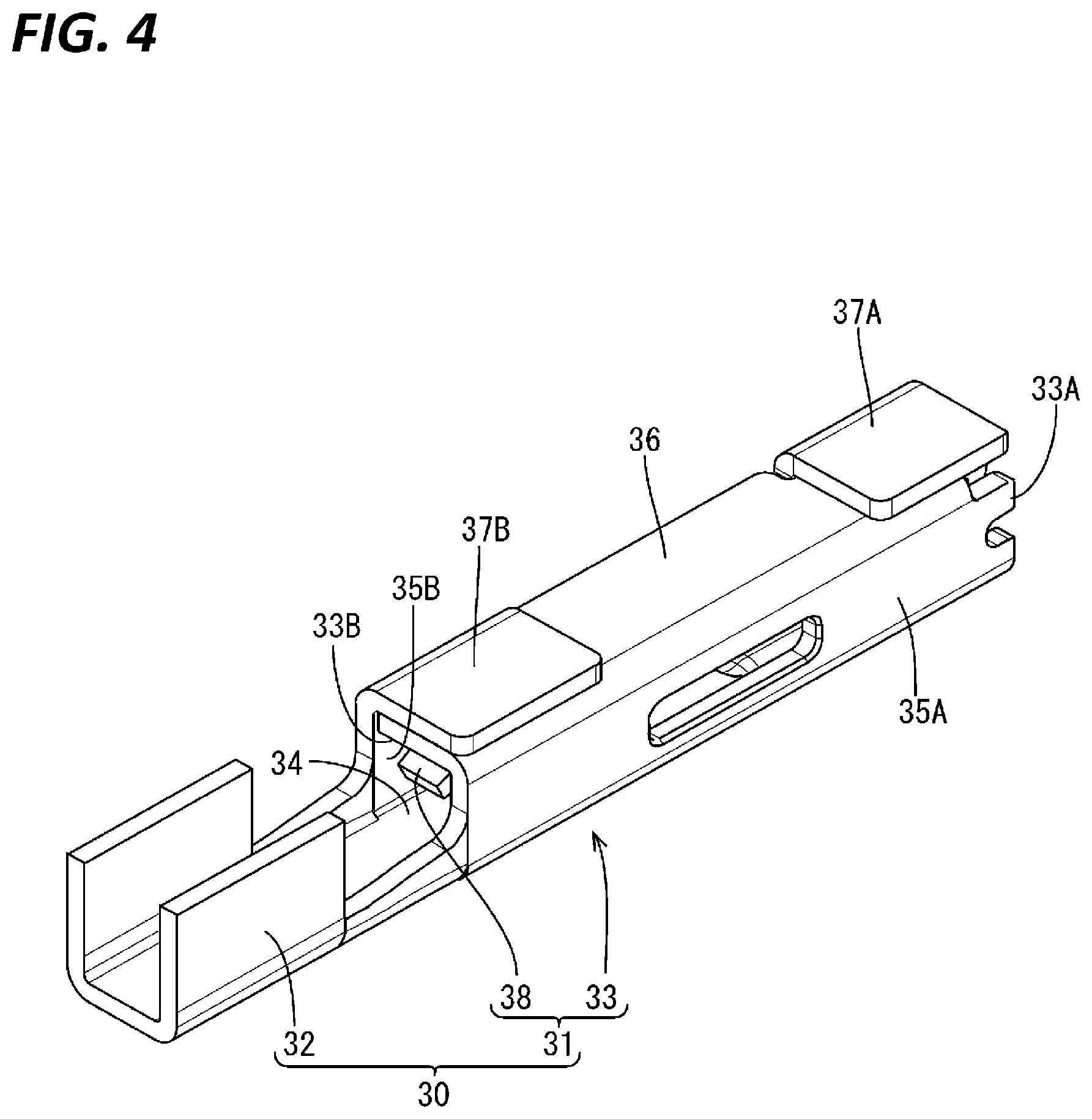 Patent US12327954 Figure 4 – Connector and cable with connector