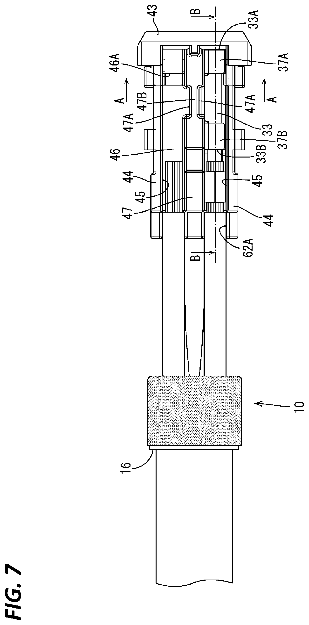 Patent US12327954 Figure 7 – Connector and cable with connector