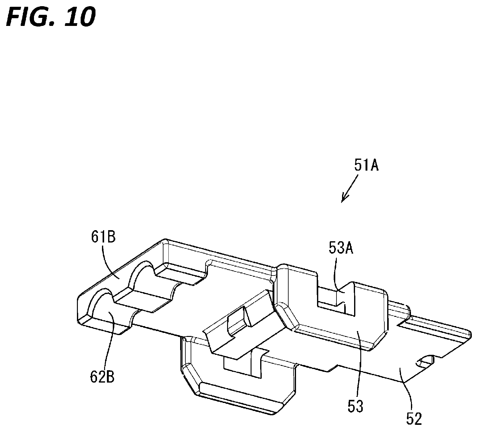 Patent US12327954 Figure 10 – Connector and cable with connector